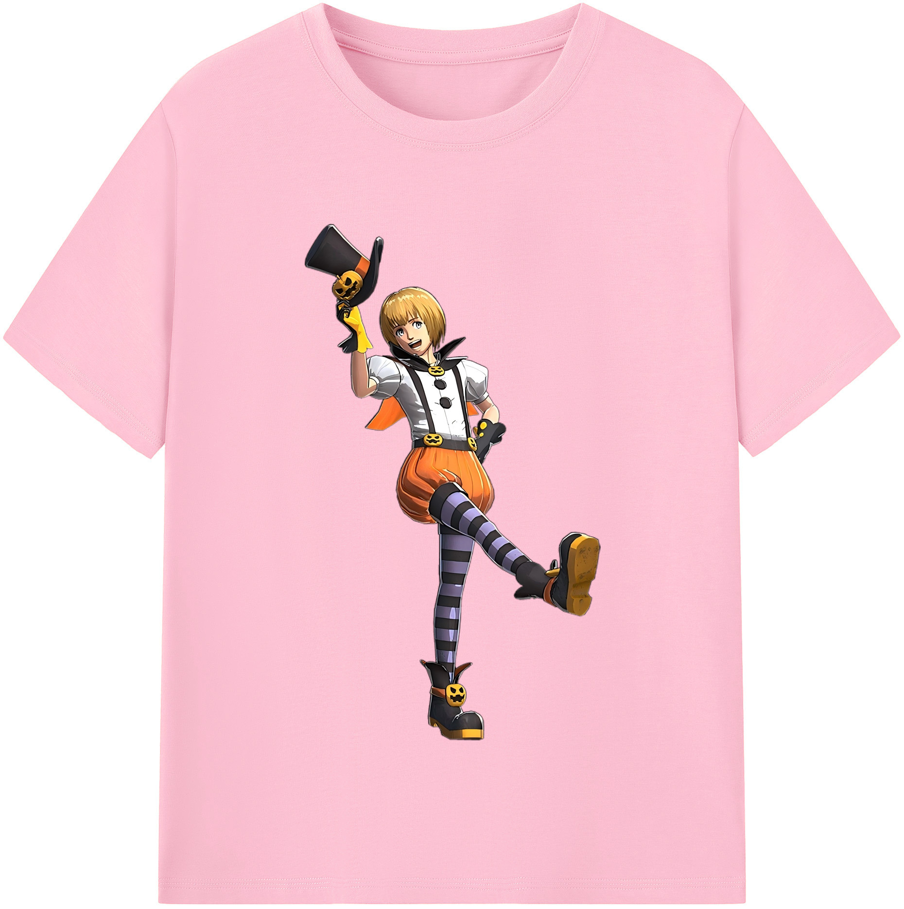 （画像用） 進撃の巨人 アルミン·アルレルト Attack on Titan Armin Arlert 綿100％半袖Tシャツ（フロントプリント）