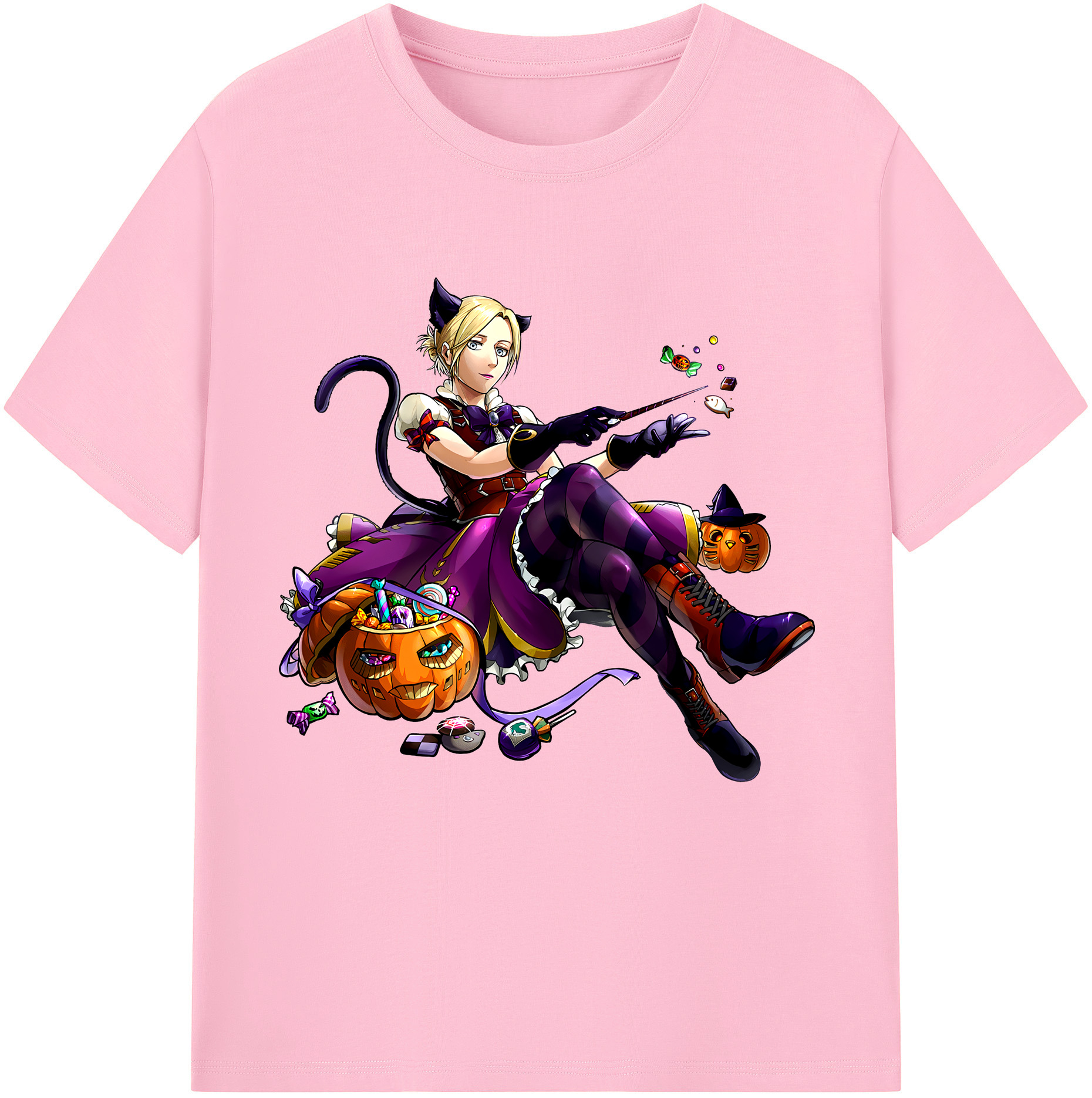 （画像用） 進撃の巨人 アニ・レオンハート Attack on Titan Annie Leonhart 綿100％半袖Tシャツ（フロントプリント）