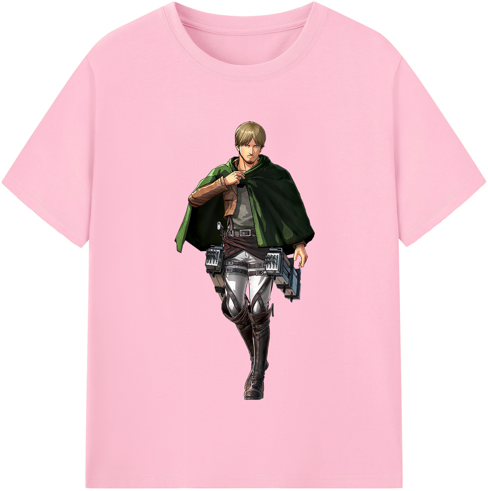 （画像用） 進撃の巨人 ミケ·ザカリアス Attack on Titan Mike Zakarius 綿100％半袖Tシャツ（フロントプリント）
