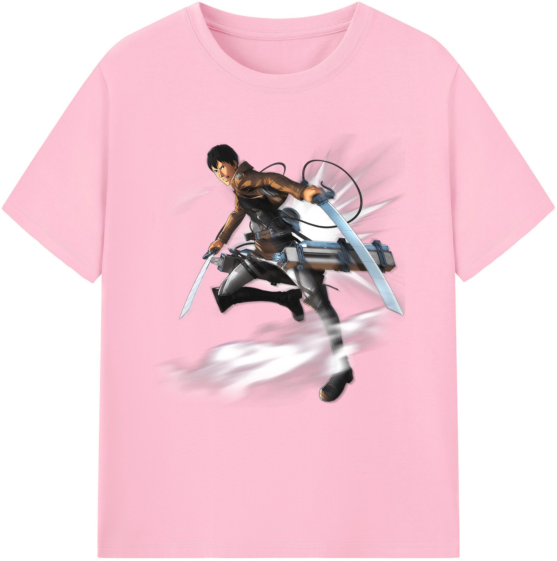 （画像用） 進撃の巨人 ベルトルト・フーバー Attack on Titan Bertholdt Hoover 綿100％半袖Tシャツ（フロントプリント）