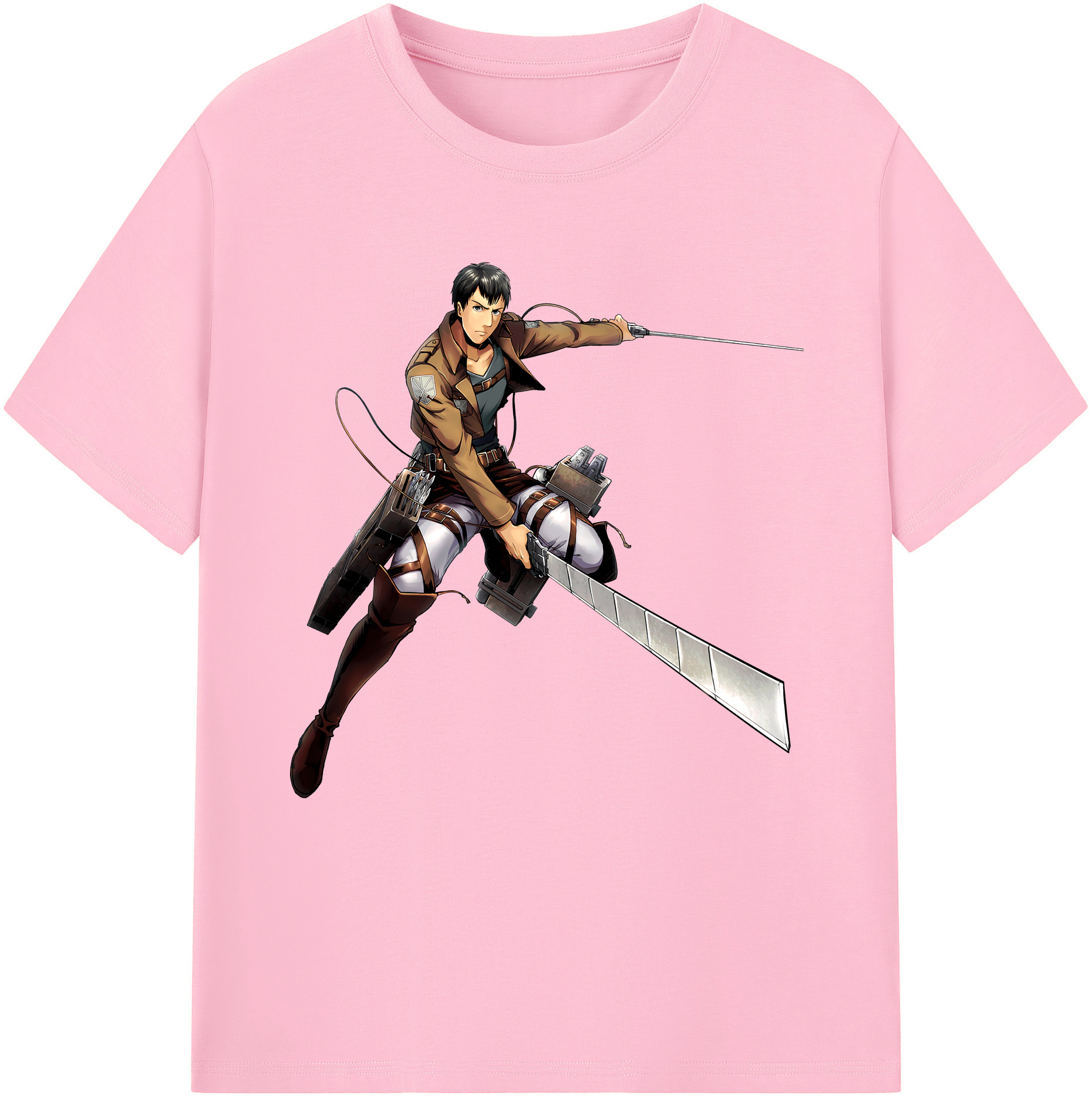 （画像用） 進撃の巨人 ベルトルト・フーバー Attack on Titan Bertholdt Hoover 綿100％半袖Tシャツ（フロントプリント）