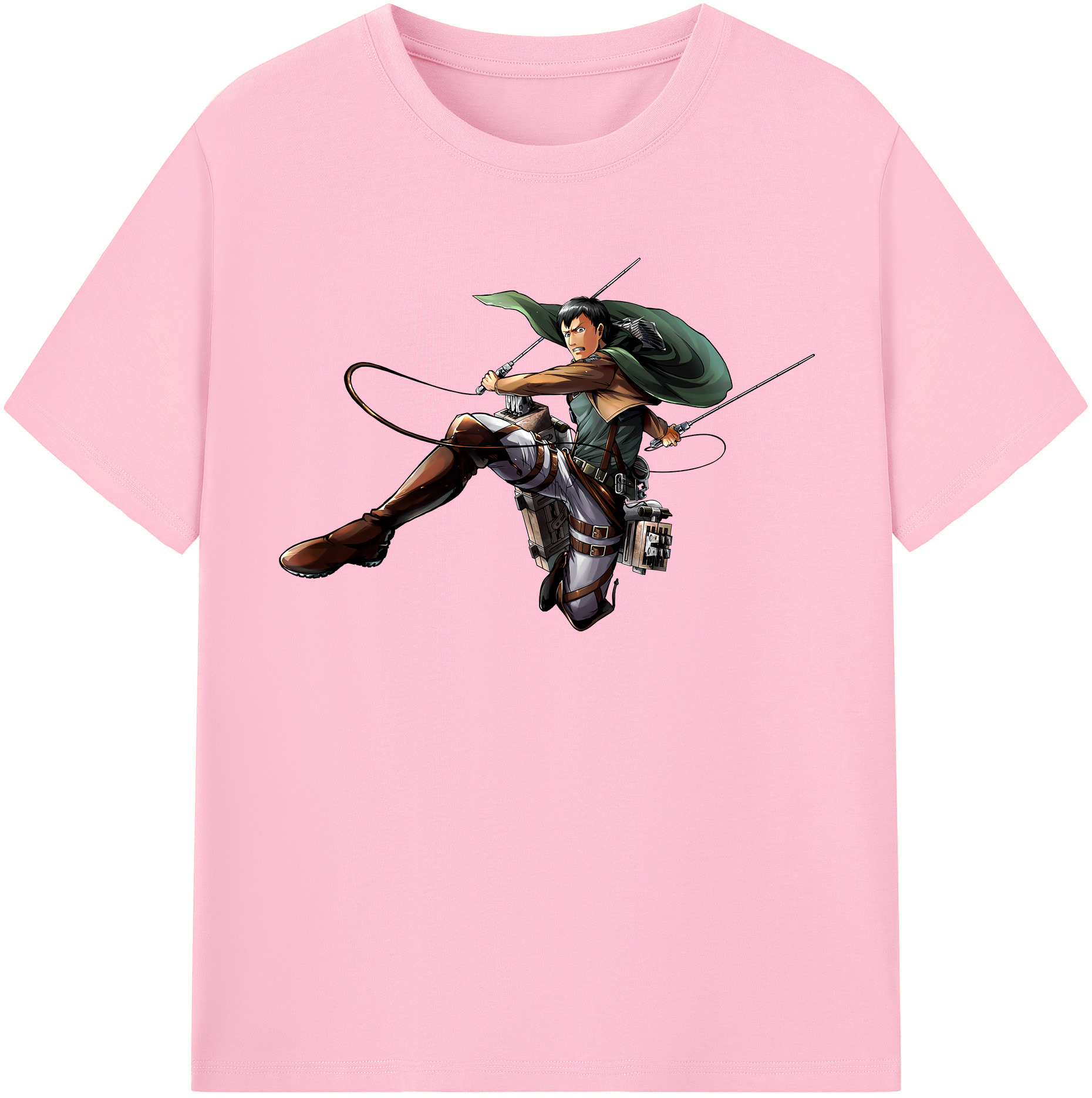 （画像用） 進撃の巨人 ベルトルト・フーバー Attack on Titan Bertholdt Hoover 綿100％半袖Tシャツ（フロントプリント）