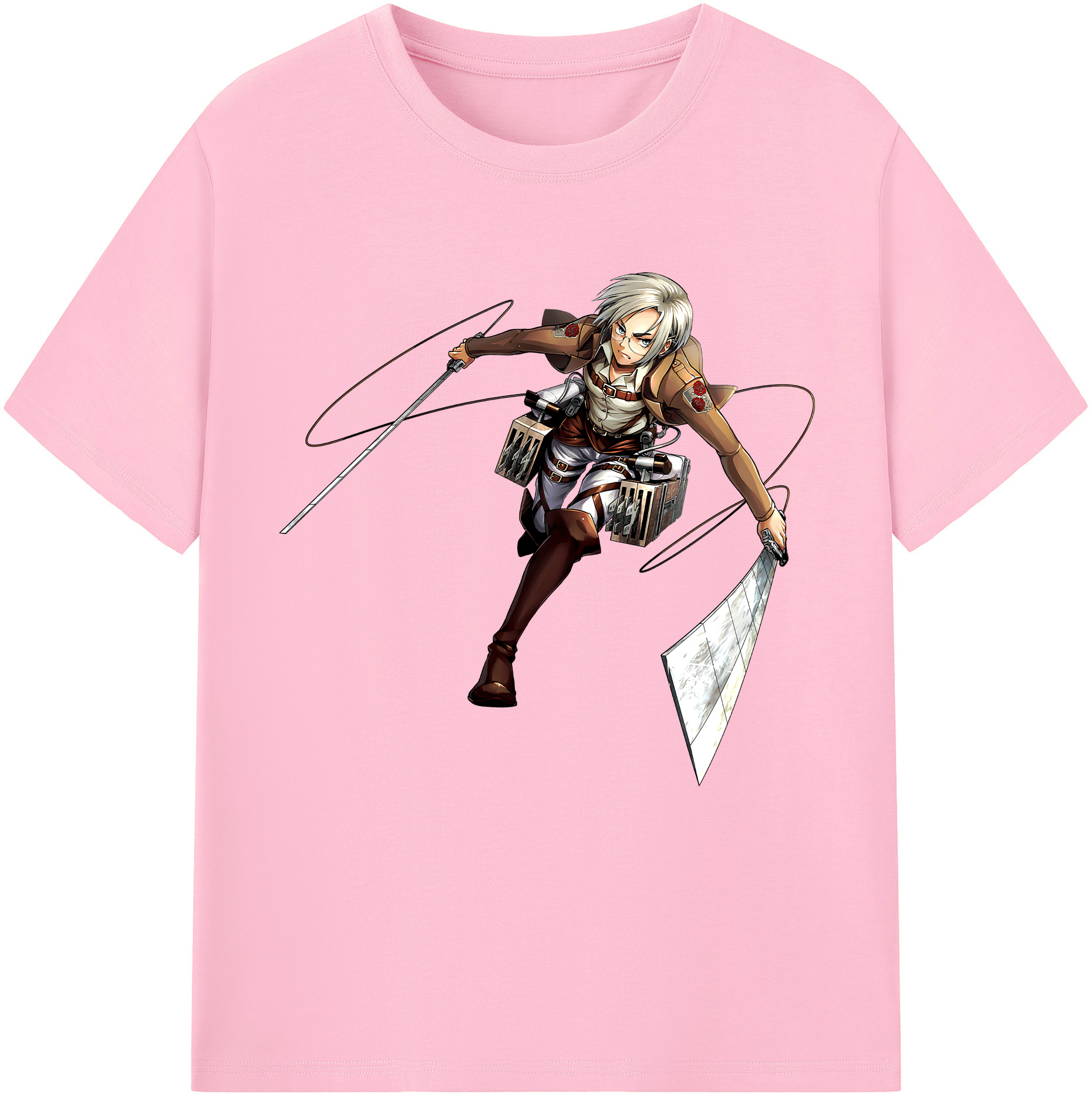（画像用）  綿100％半袖Tシャツ（フロントプリント）