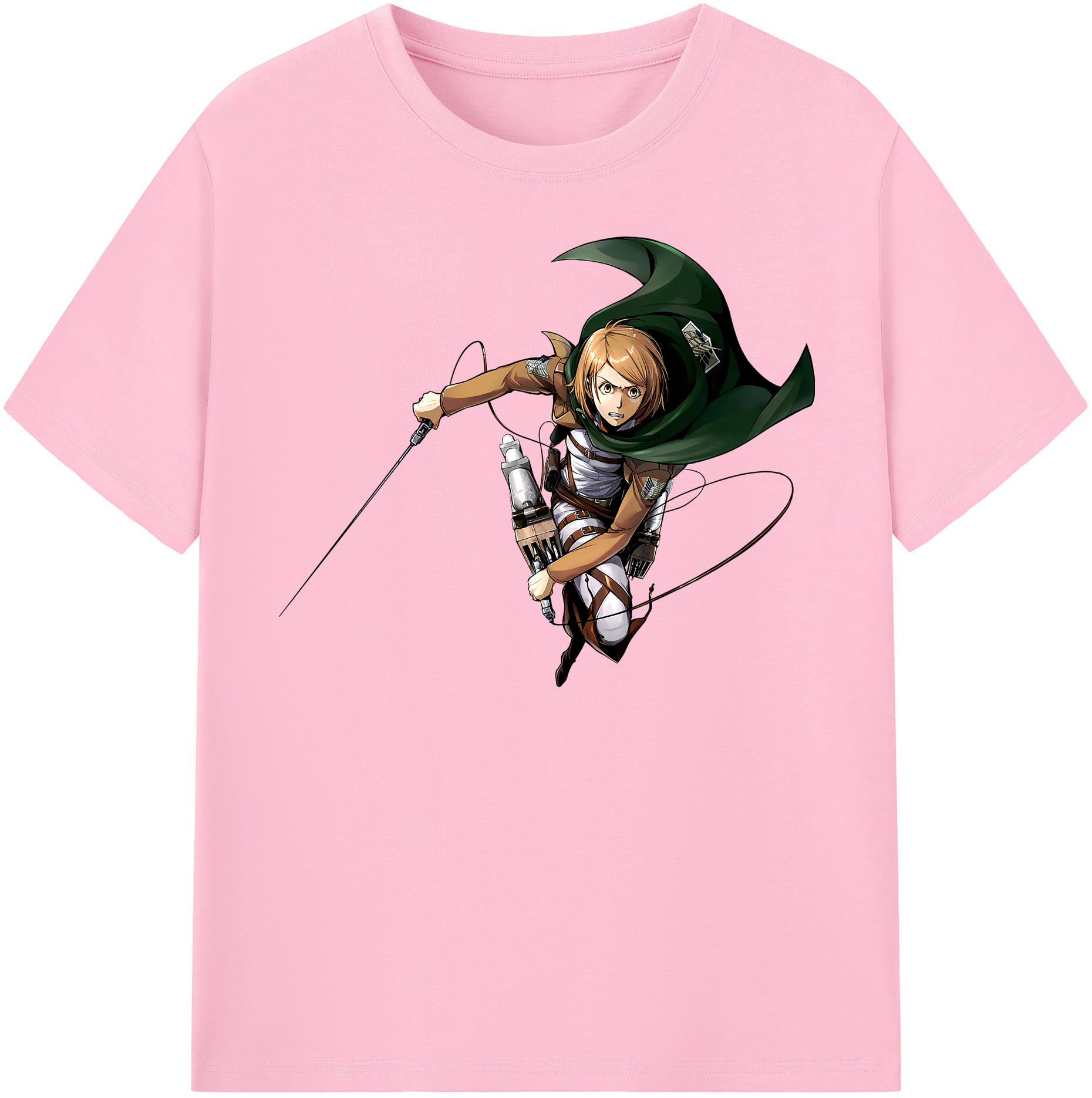 （画像用） 進撃の巨人 ペトラ·ラル Attack on Titan Petra Rall 綿100％半袖Tシャツ（フロントプリント）