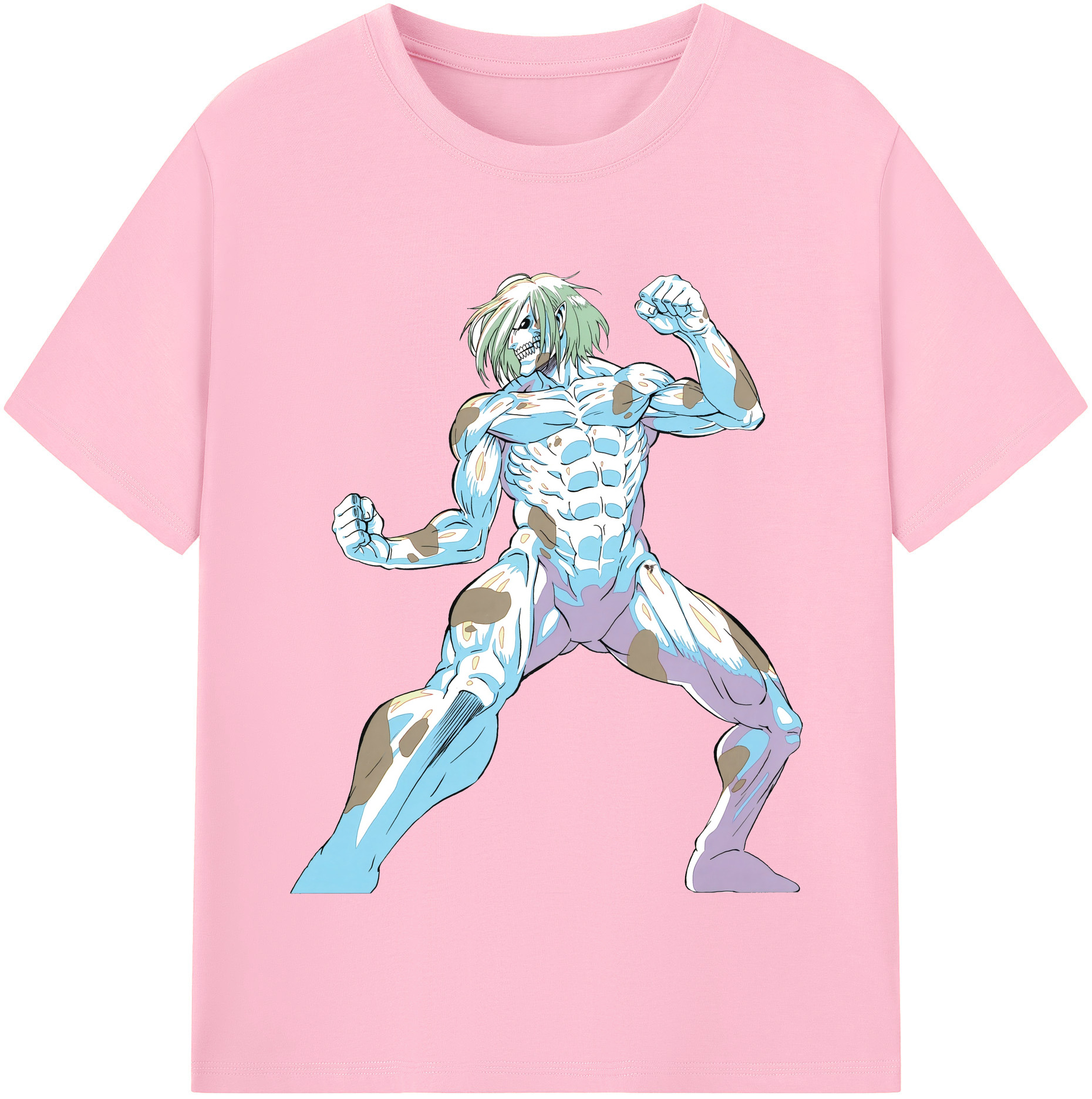 （画像用） 進撃の巨人 Attack on Titan 綿100％半袖Tシャツ（フロントプリント）