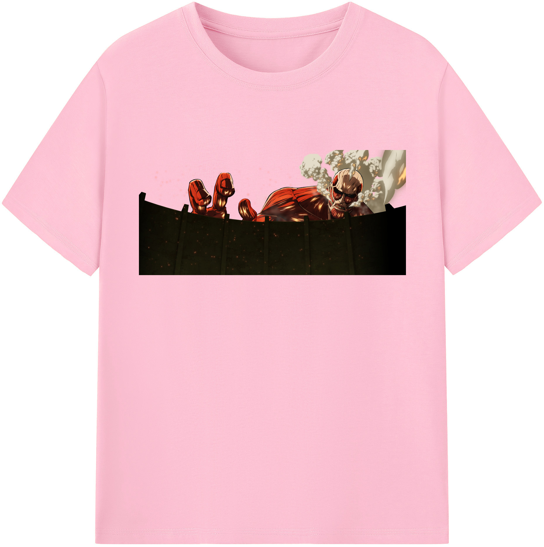 （画像用） 進撃の巨人 Attack on Titan 綿100％半袖Tシャツ（フロントプリント）