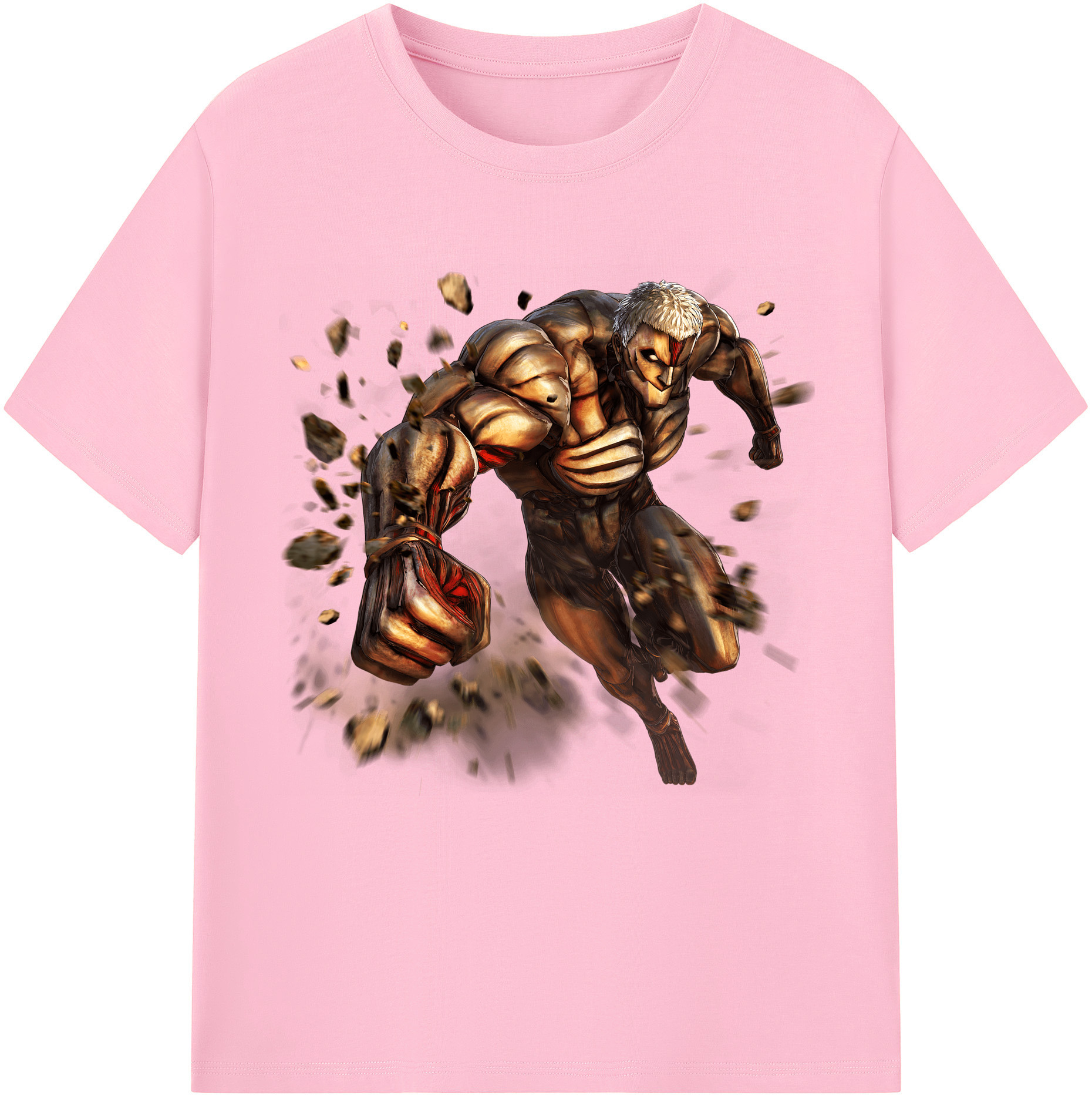 （画像用） 進撃の巨人 Attack on Titan 綿100％半袖Tシャツ（フロントプリント）
