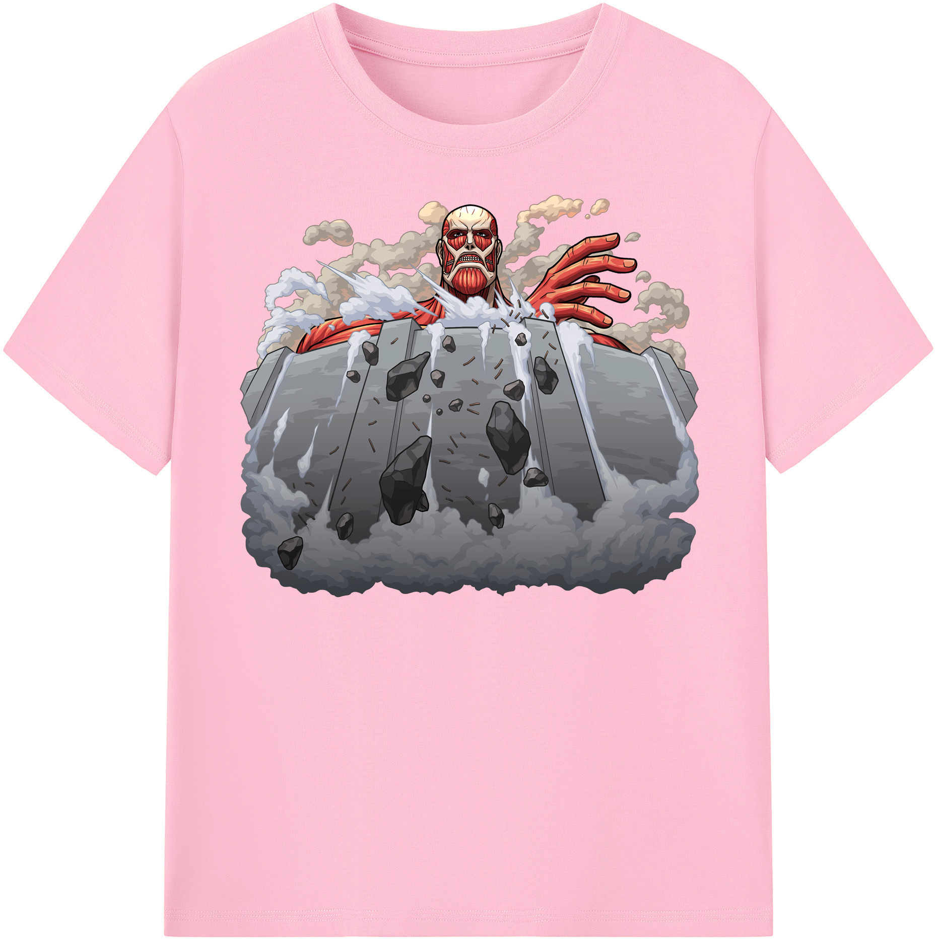 （画像用） 進撃の巨人 Attack on Titan 綿100％半袖Tシャツ（フロントプリント）