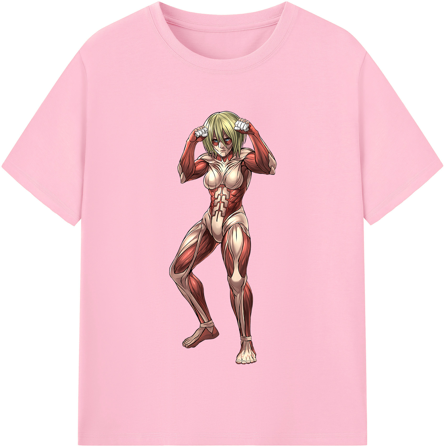 （画像用） 進撃の巨人 Attack on Titan 綿100％半袖Tシャツ（フロントプリント）