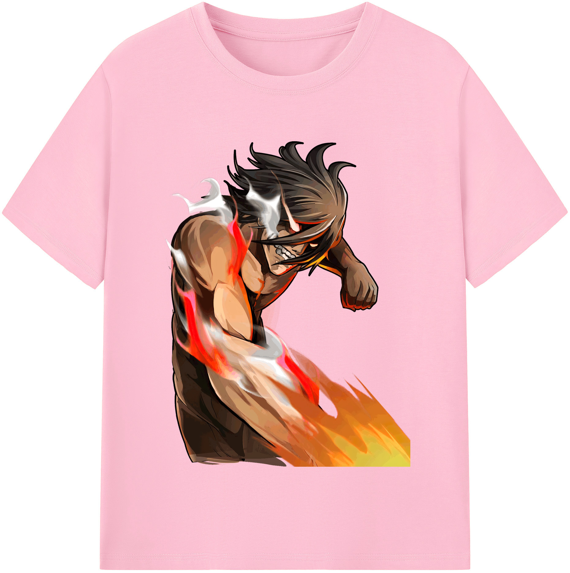 （画像用） 進撃の巨人 Attack on Titan 綿100％半袖Tシャツ（フロントプリント）