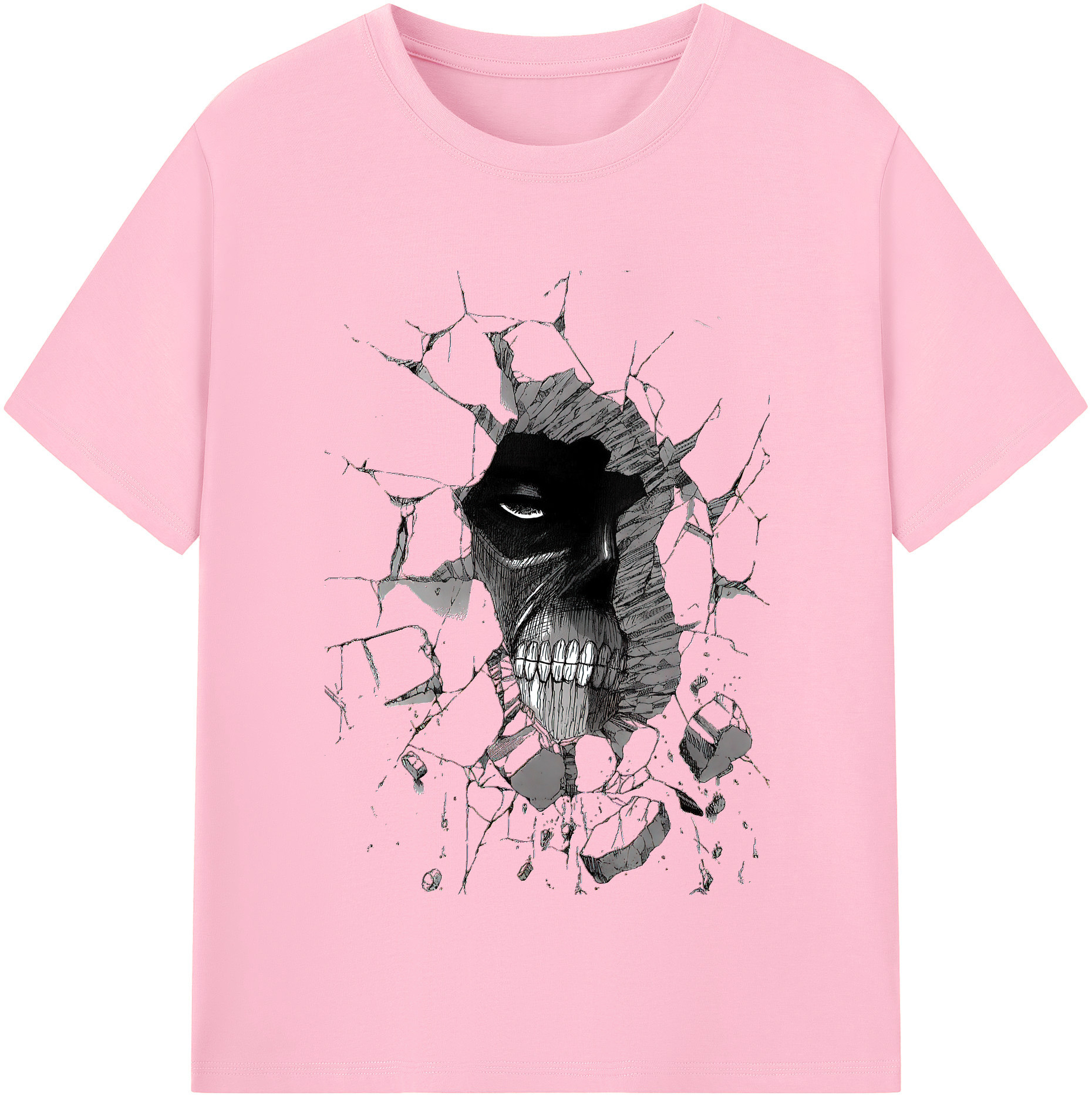 （画像用） 進撃の巨人 Attack on Titan 綿100％半袖Tシャツ（フロントプリント）
