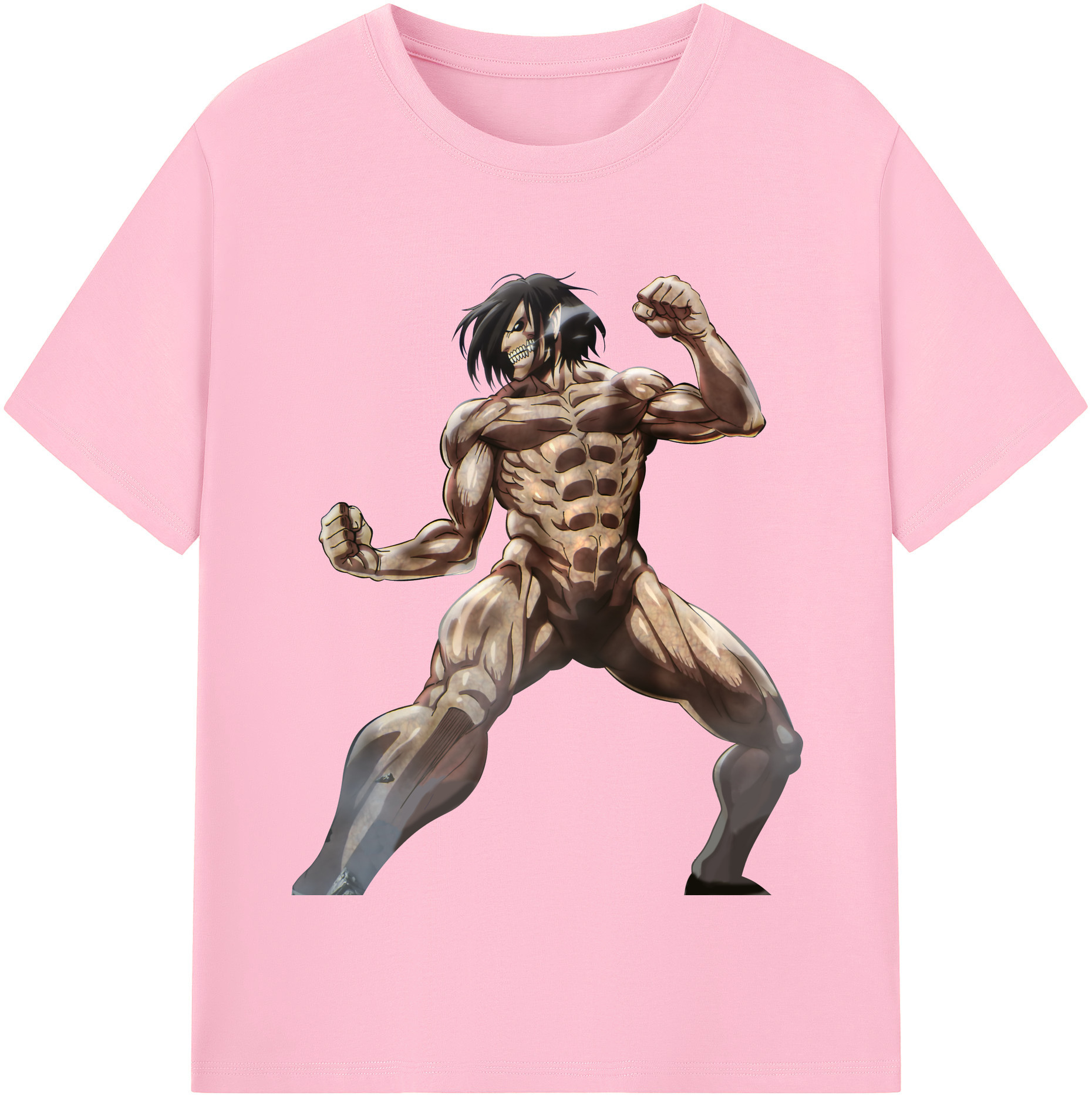 （画像用） 進撃の巨人 Attack on Titan 綿100％半袖Tシャツ（フロントプリント）
