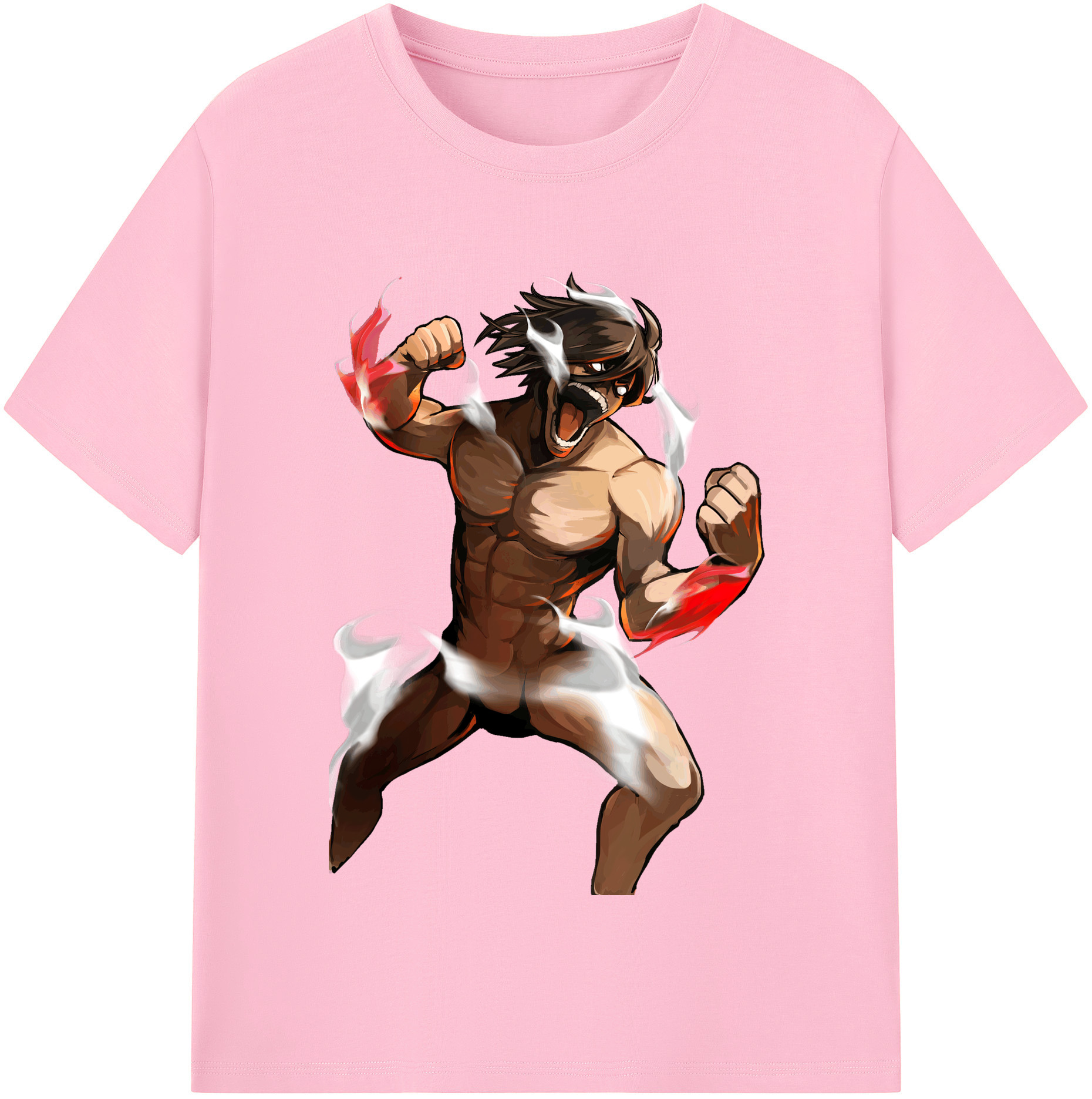 （画像用） 進撃の巨人 Attack on Titan 綿100％半袖Tシャツ（フロントプリント）