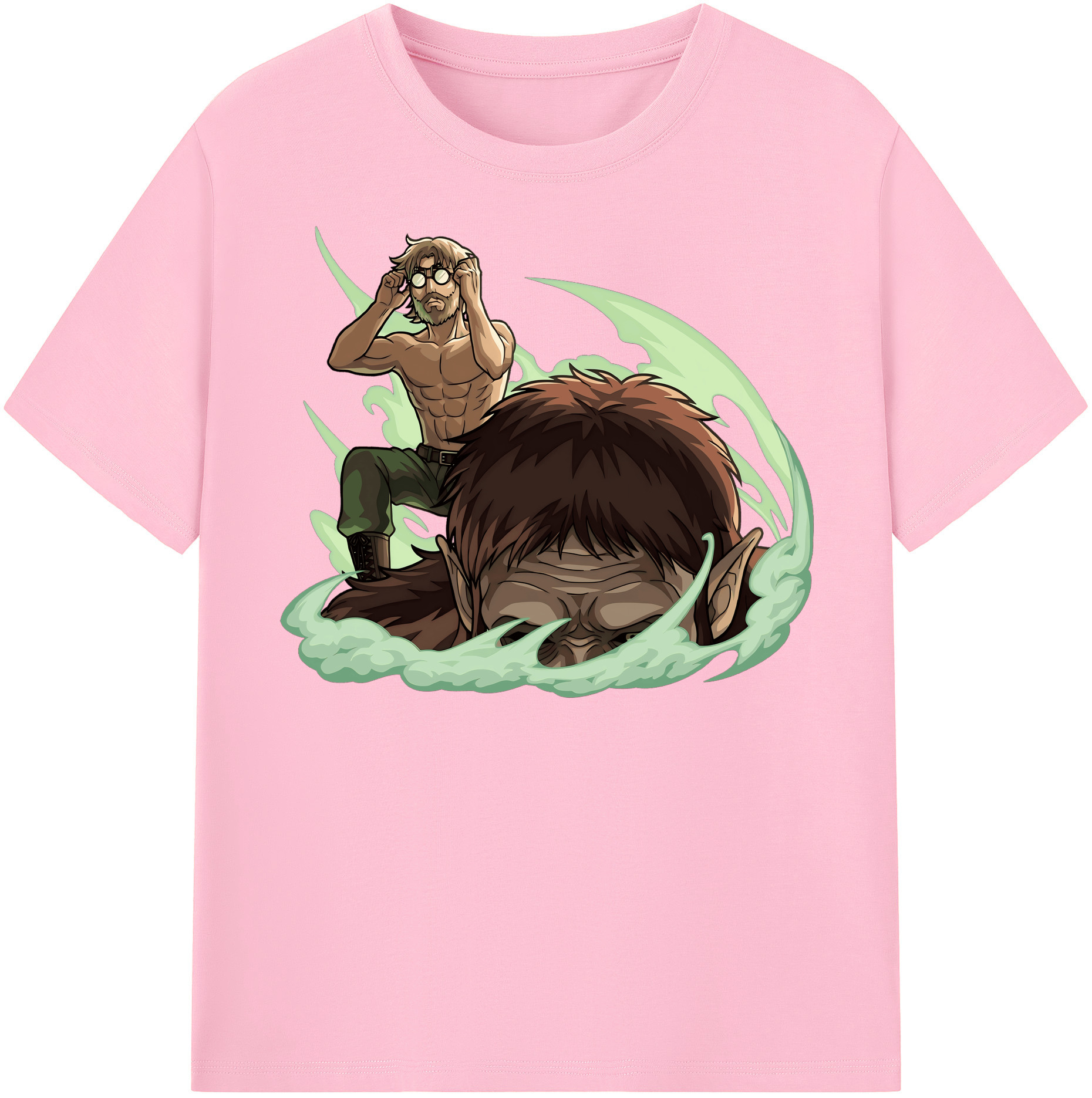 （画像用） 進撃の巨人 Attack on Titan 綿100％半袖Tシャツ（フロントプリント）