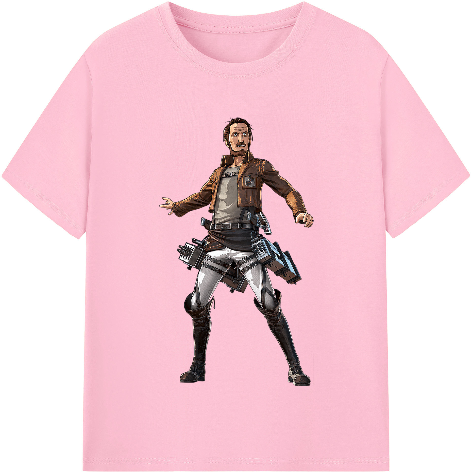 （画像用） 進撃の巨人 Attack on Titan 綿100％半袖Tシャツ（フロントプリント）