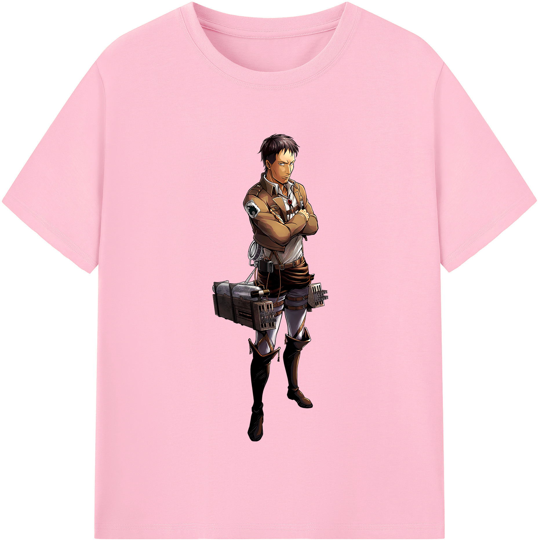 （画像用） 進撃の巨人 Attack on Titan 綿100％半袖Tシャツ（フロントプリント）