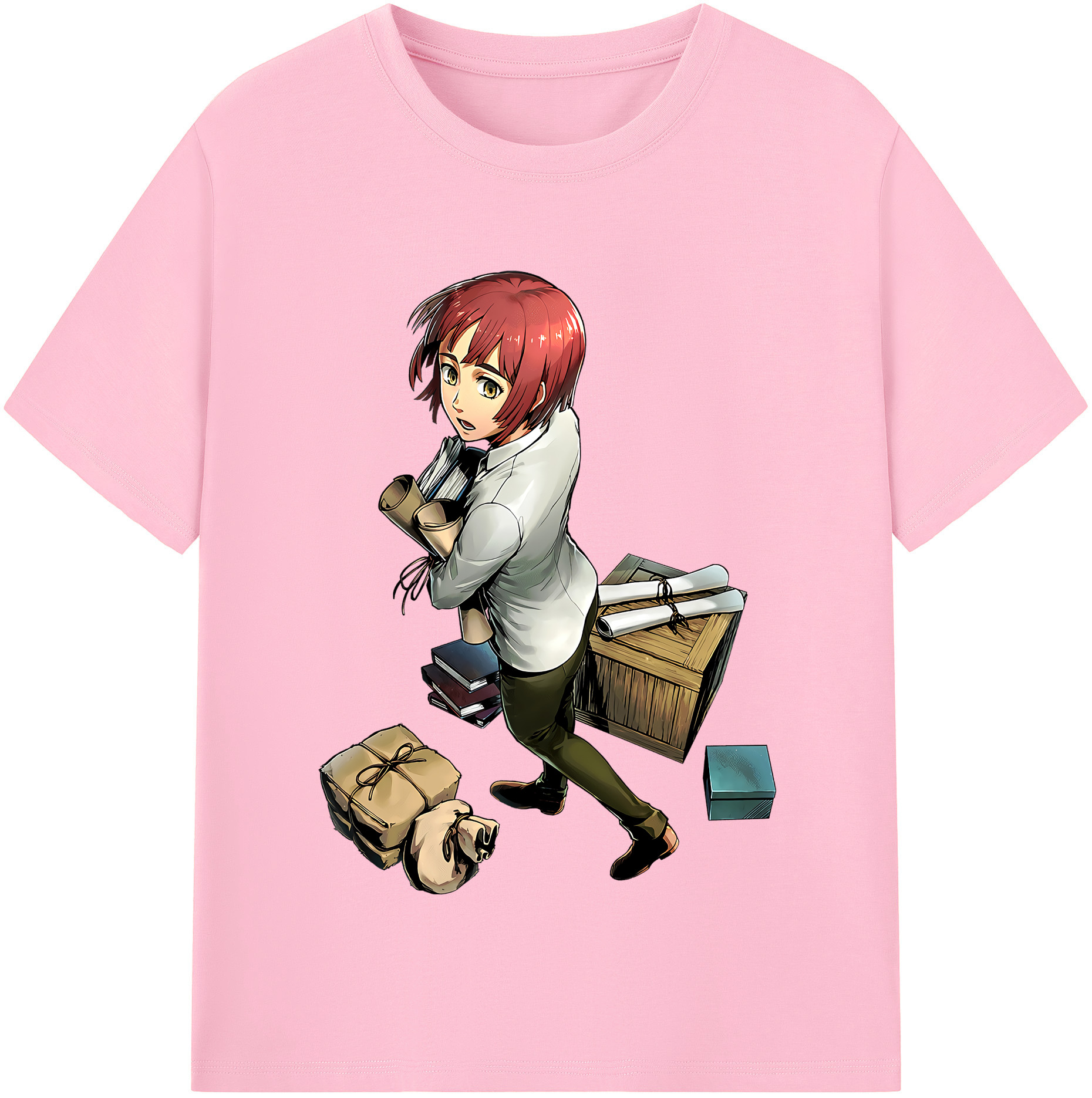 （画像用） 進撃の巨人 Attack on Titan 綿100％半袖Tシャツ（フロントプリント）