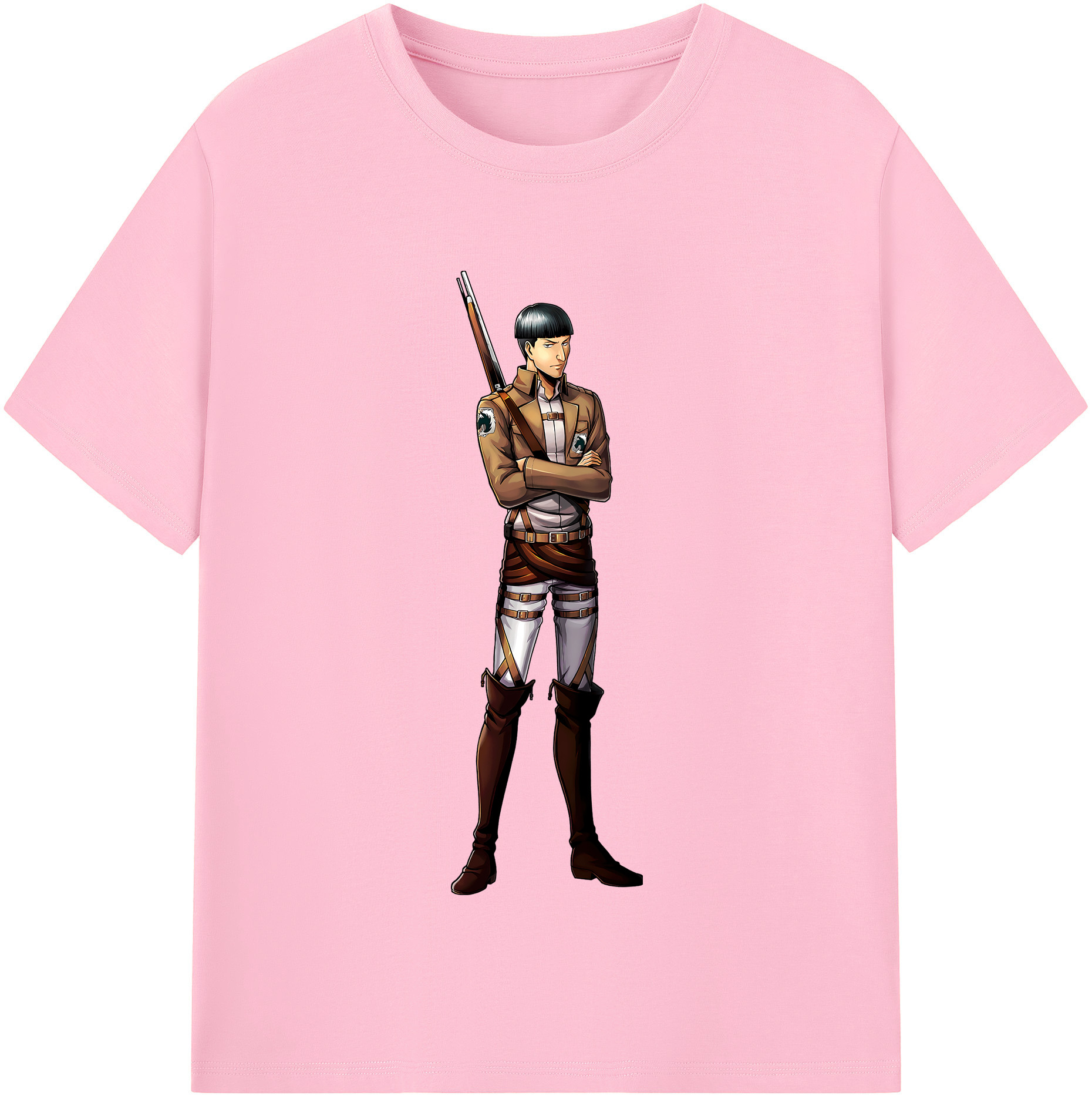 （画像用） 進撃の巨人 Attack on Titan 綿100％半袖Tシャツ（フロントプリント）