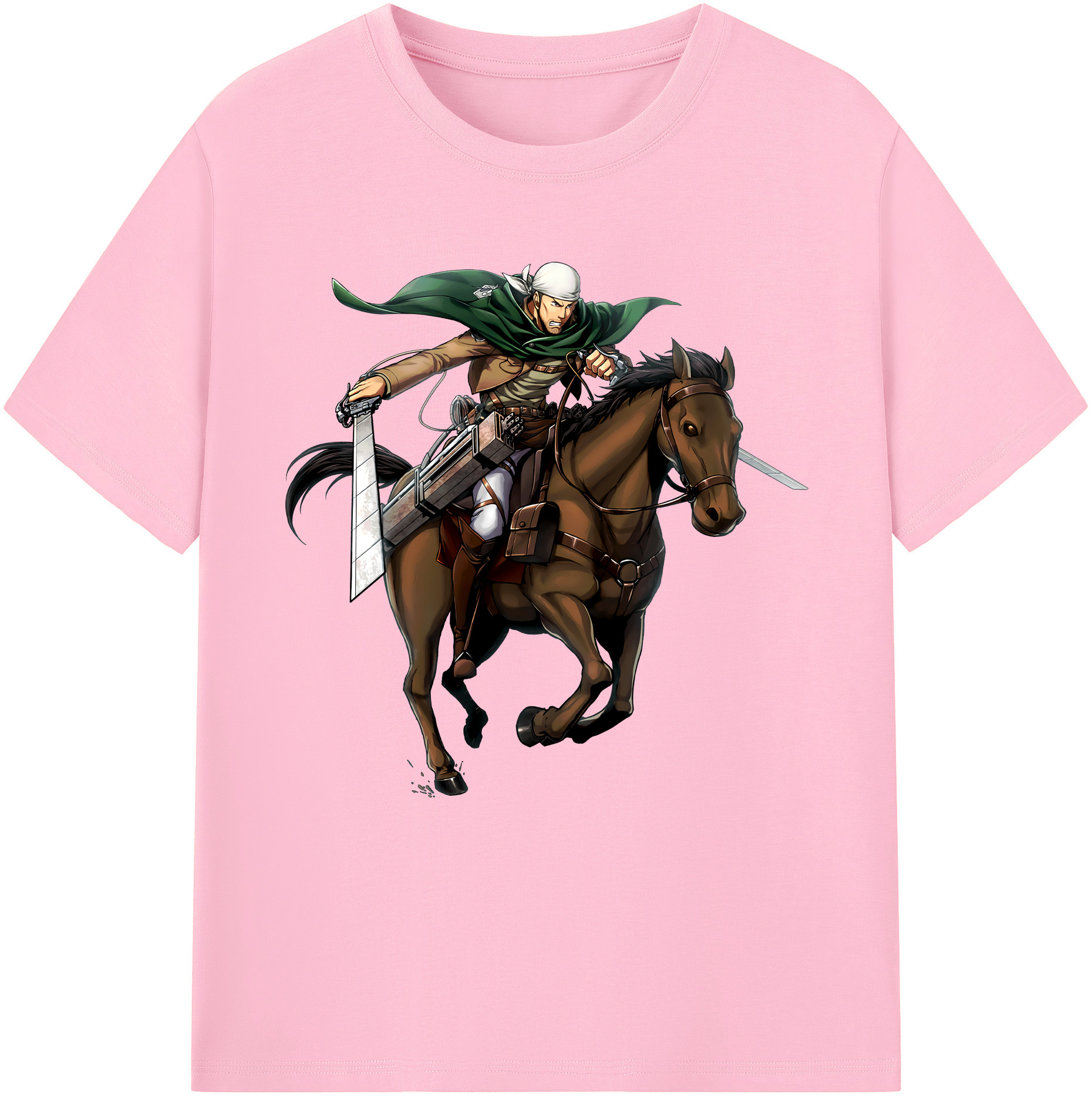 （画像用） 進撃の巨人 Attack on Titan 綿100％半袖Tシャツ（フロントプリント）