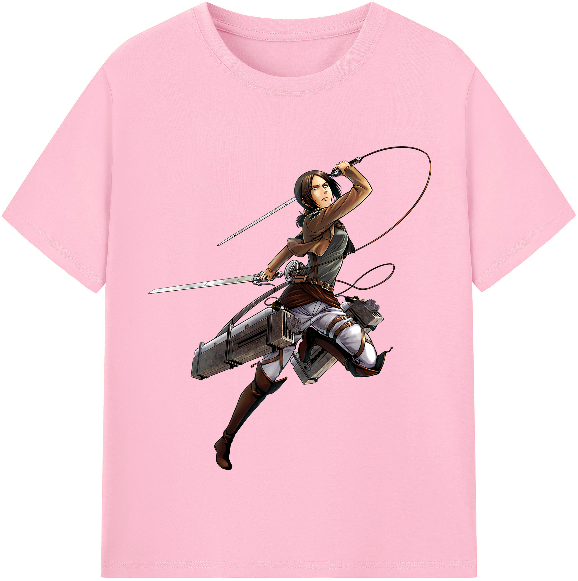 （画像用） 進撃の巨人 Attack on Titan 綿100％半袖Tシャツ（フロントプリント）