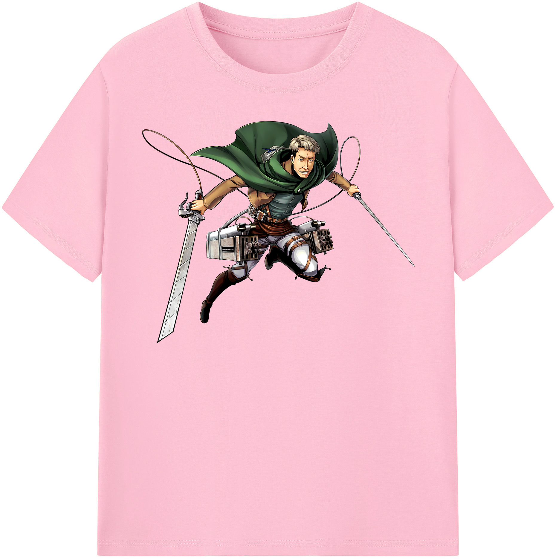 （画像用） 進撃の巨人 Attack on Titan 綿100％半袖Tシャツ（フロントプリント）