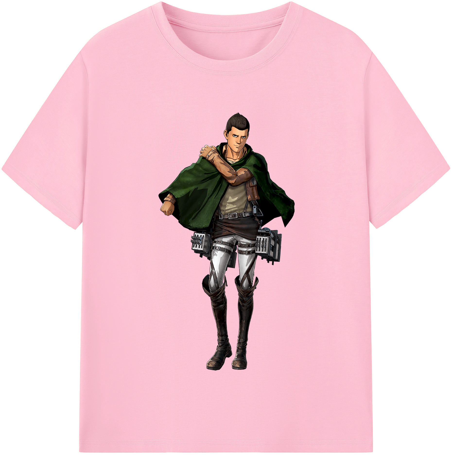 （画像用） 進撃の巨人 Attack on Titan 綿100％半袖Tシャツ（フロントプリント）