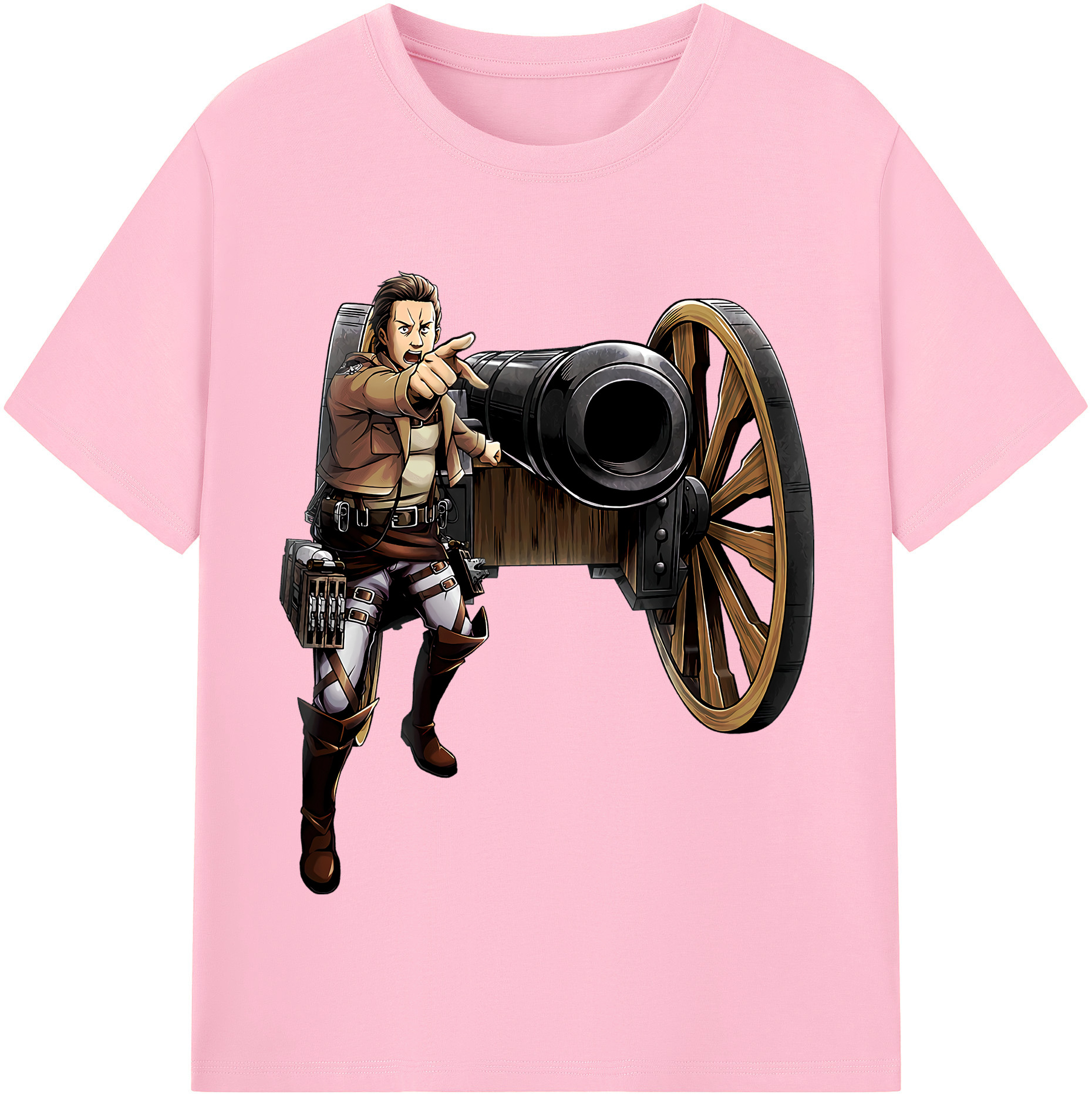 （画像用） 進撃の巨人 Attack on Titan 綿100％半袖Tシャツ（フロントプリント）