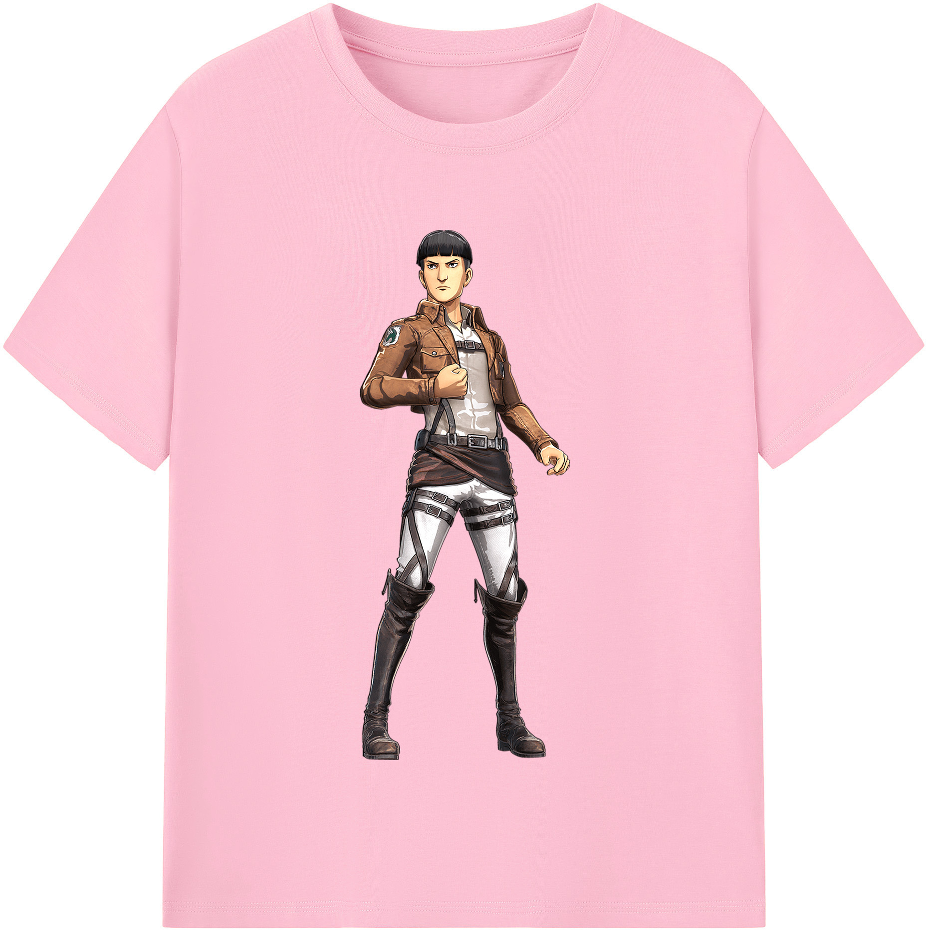 （画像用） 進撃の巨人 Attack on Titan 綿100％半袖Tシャツ（フロントプリント）