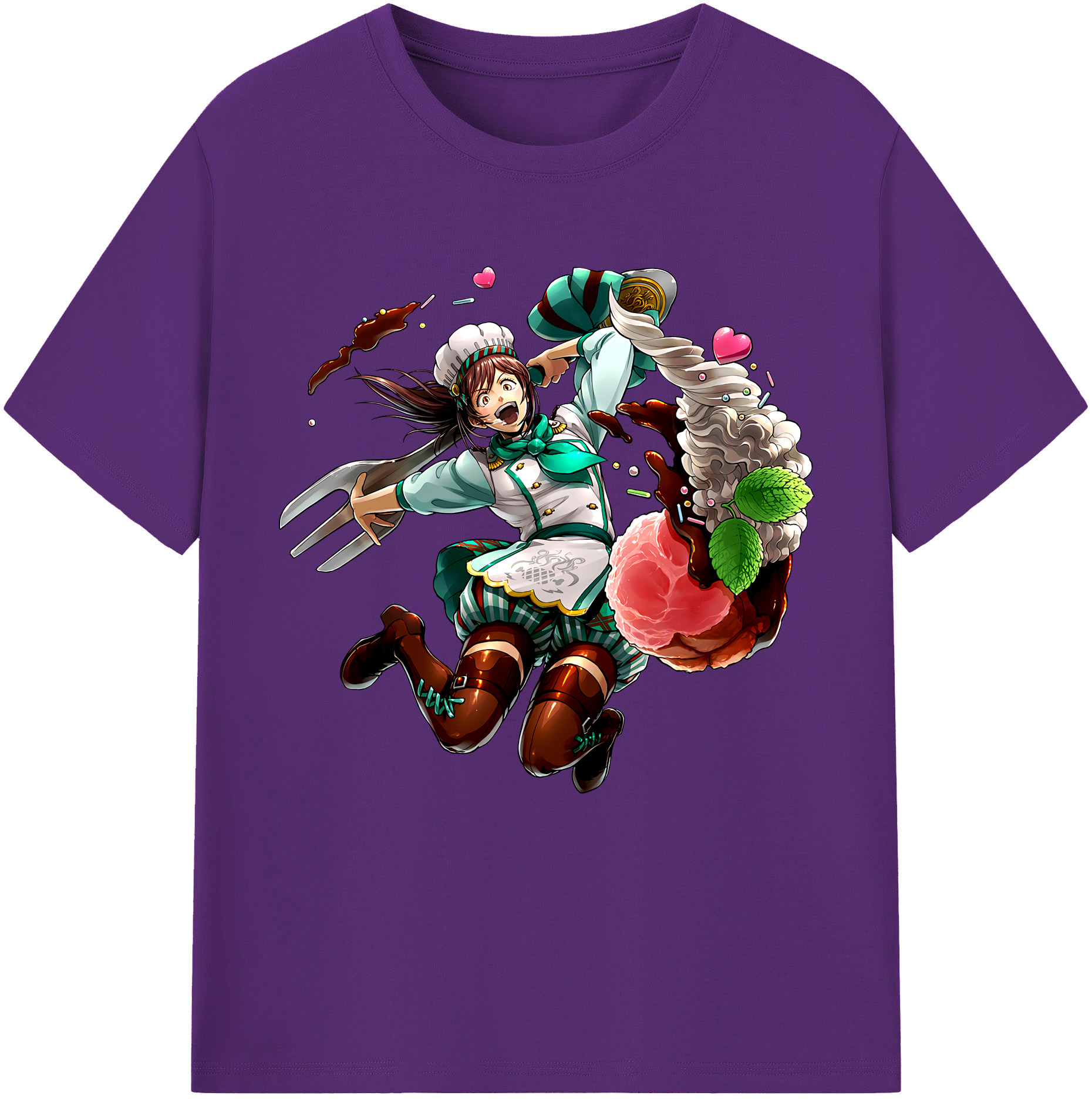 （画像用） 進撃の巨人 サシャ·ブラウス Attack on Titan Sasha Blaus 綿100％半袖Tシャツ（フロントプリント）