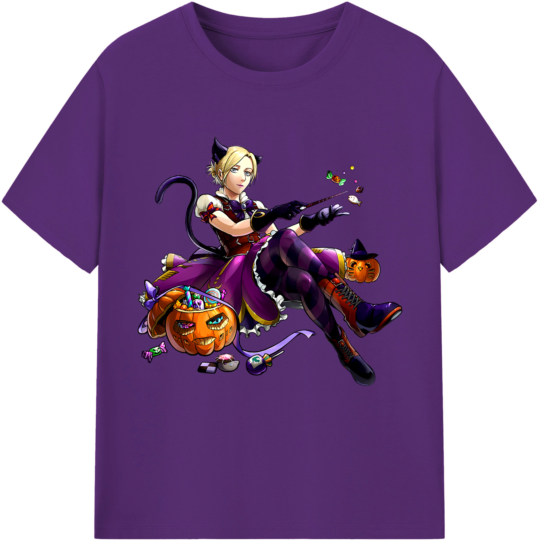 （画像用） 進撃の巨人 アニ・レオンハート Attack on Titan Annie Leonhart 綿100％半袖Tシャツ（フロントプリント）