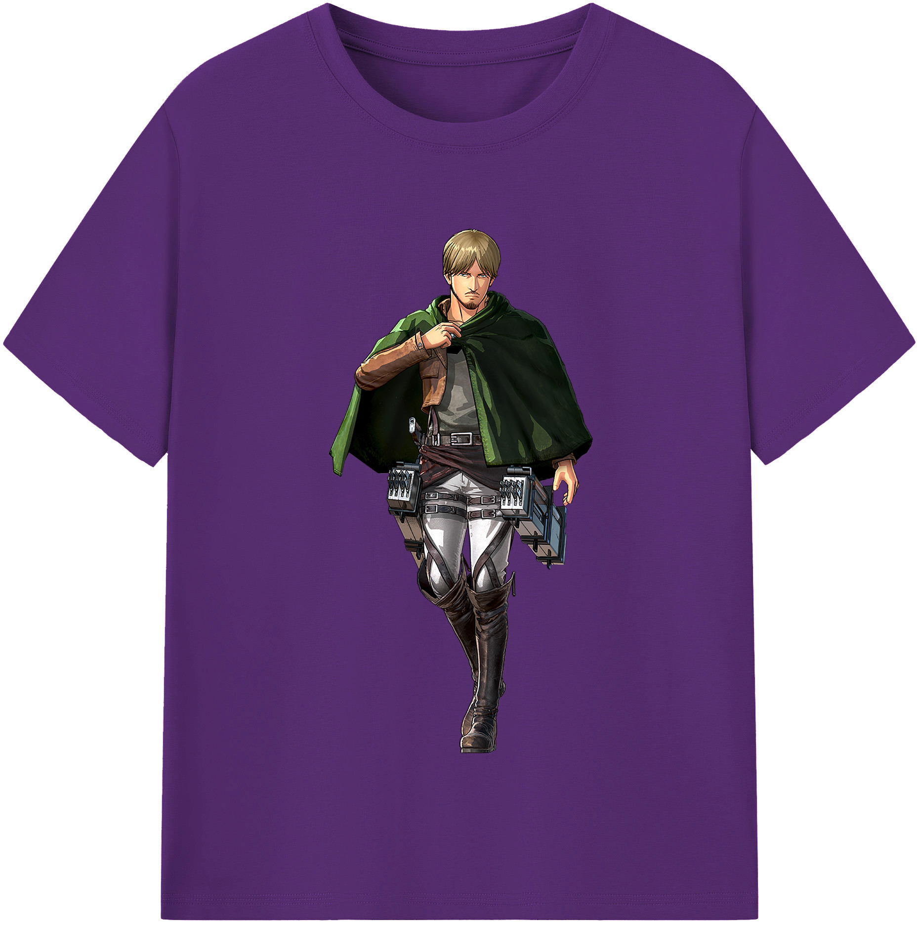 （画像用） 進撃の巨人 ミケ·ザカリアス Attack on Titan Mike Zakarius 綿100％半袖Tシャツ（フロントプリント）
