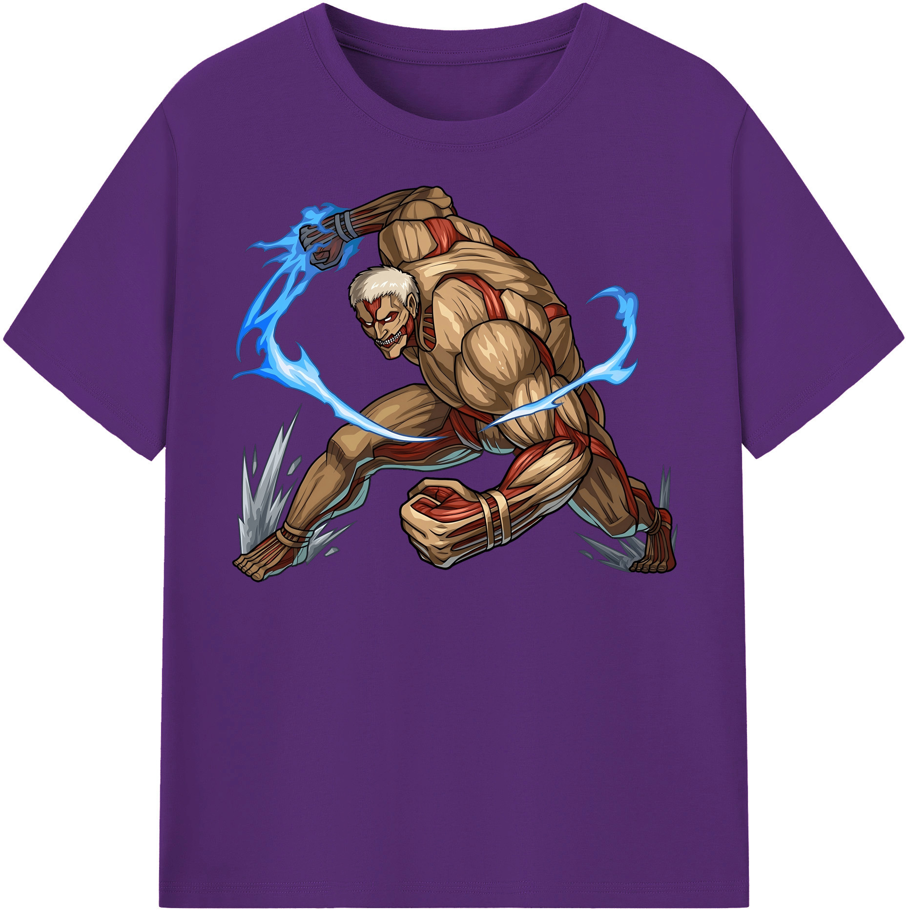 （画像用） 進撃の巨人 Attack on Titan 綿100％半袖Tシャツ（フロントプリント）