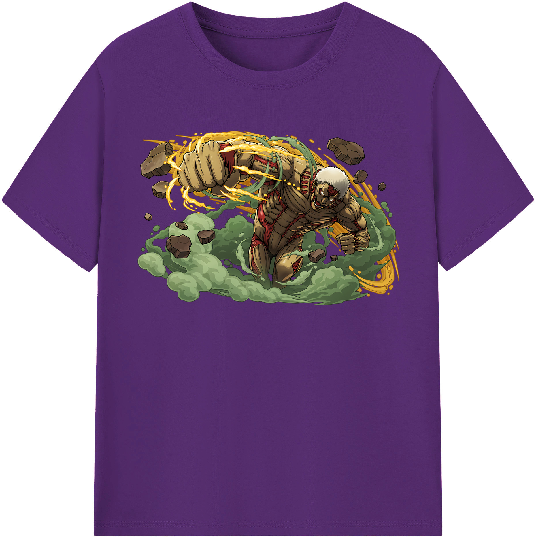 （画像用） 進撃の巨人 Attack on Titan 綿100％半袖Tシャツ（フロントプリント）