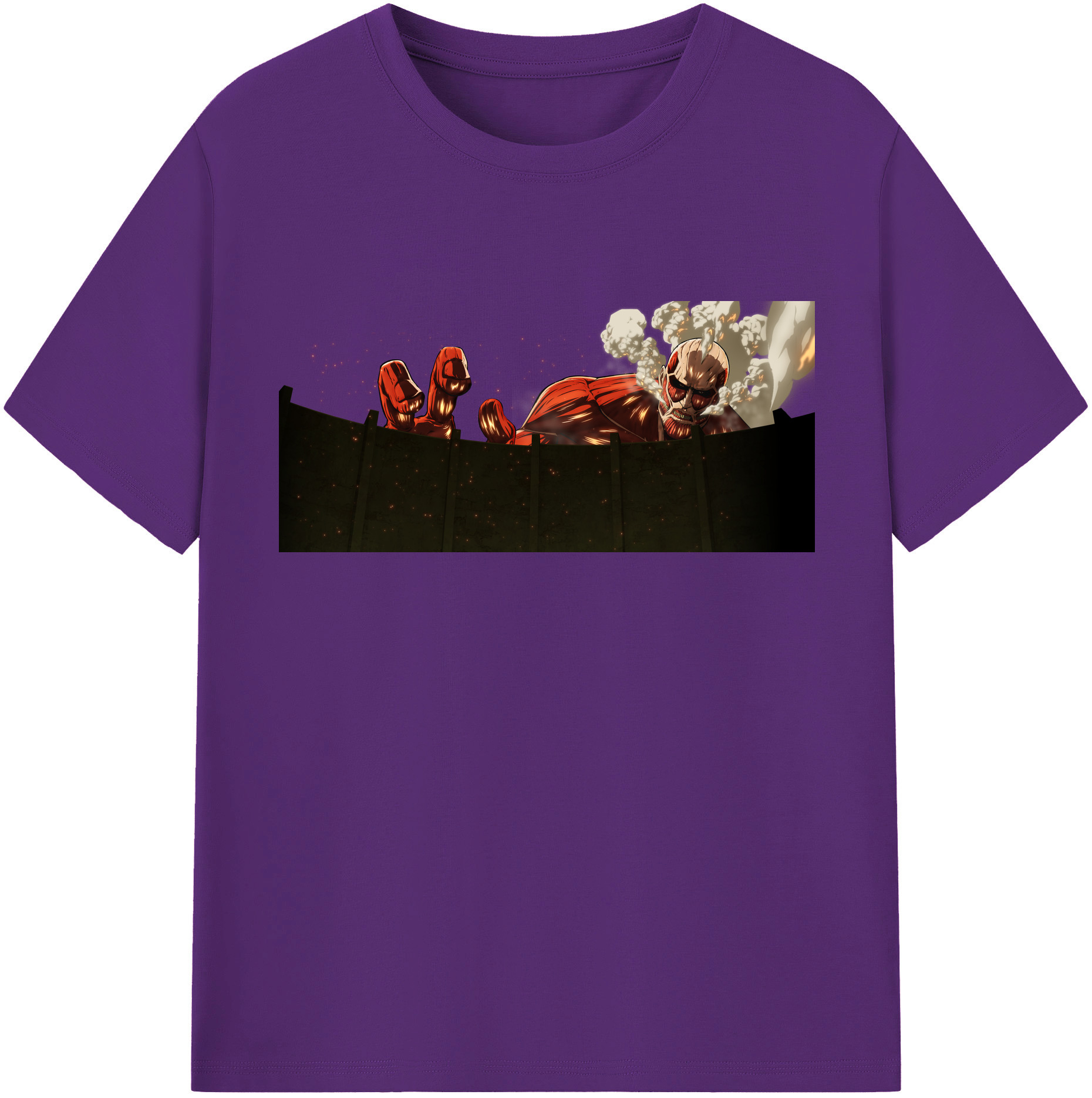 （画像用） 進撃の巨人 Attack on Titan 綿100％半袖Tシャツ（フロントプリント）