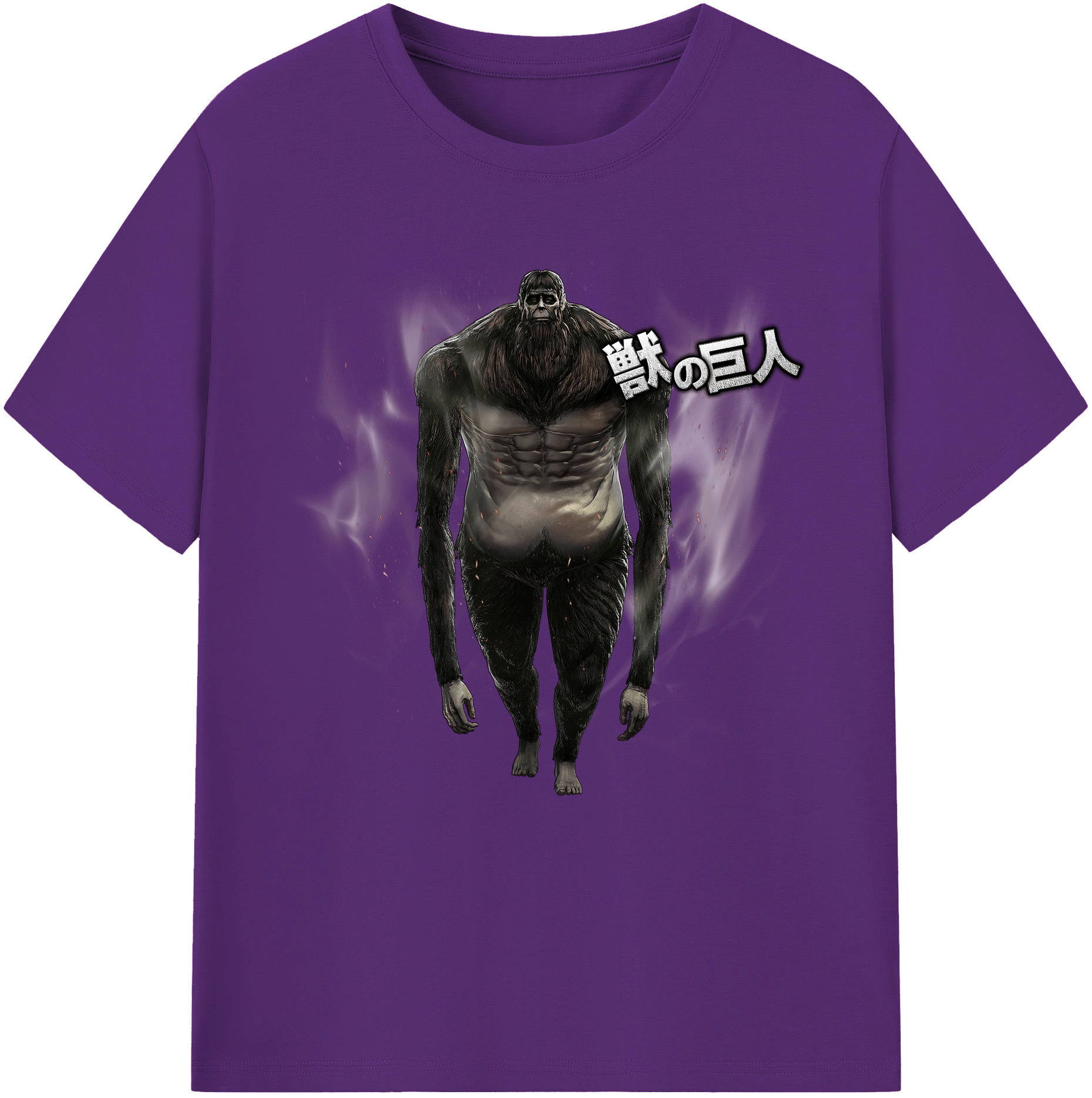 （画像用） 進撃の巨人 Attack on Titan 綿100％半袖Tシャツ（フロントプリント）