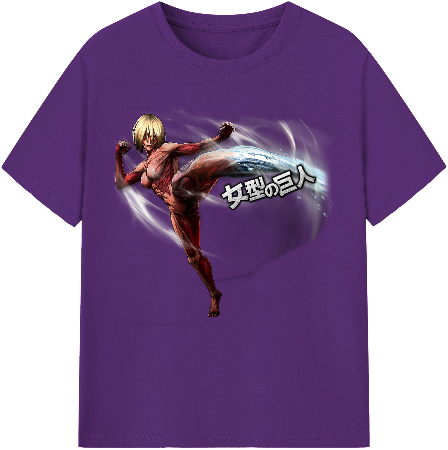 （画像用） 進撃の巨人 Attack on Titan 綿100％半袖Tシャツ（フロントプリント）