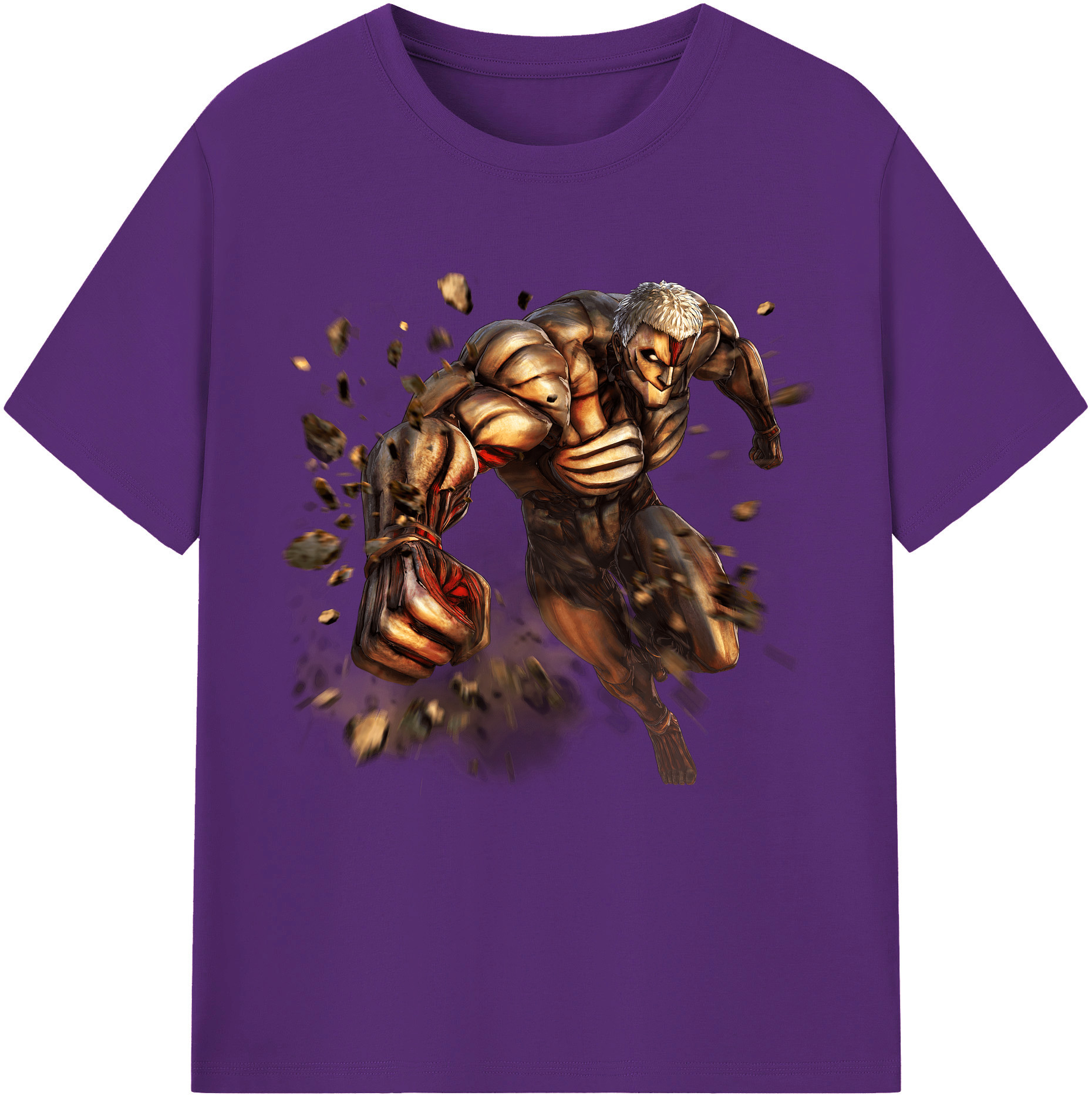 （画像用） 進撃の巨人 Attack on Titan 綿100％半袖Tシャツ（フロントプリント）