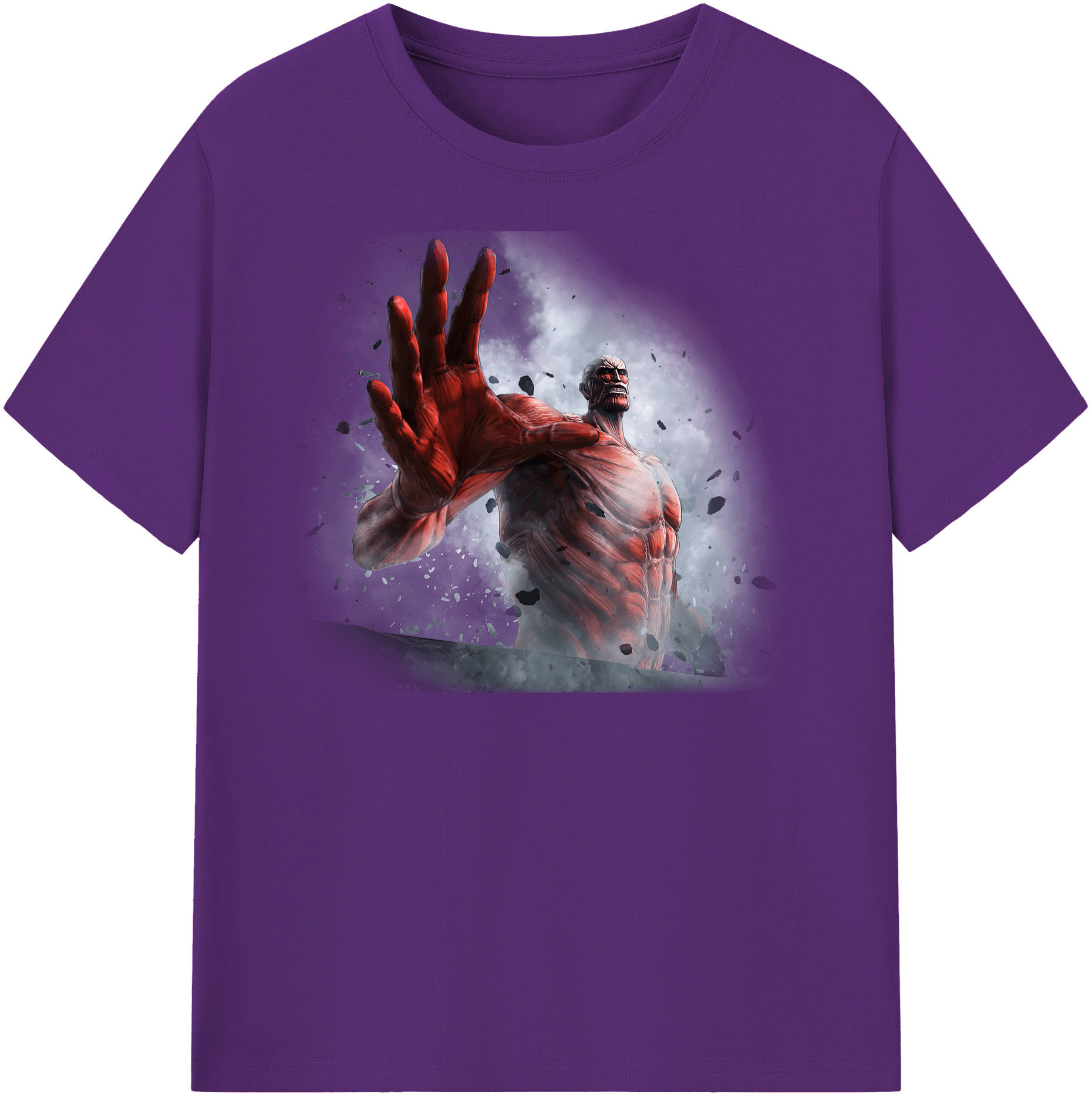 （画像用） 進撃の巨人 Attack on Titan 綿100％半袖Tシャツ（フロントプリント）