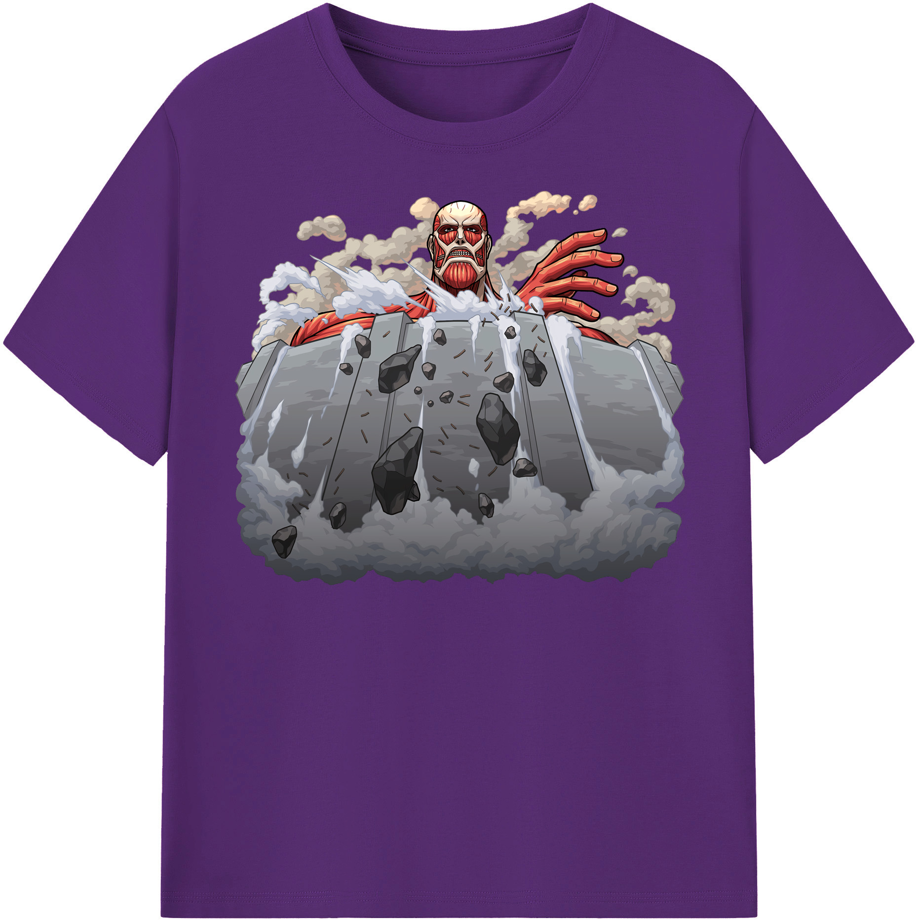 （画像用） 進撃の巨人 Attack on Titan 綿100％半袖Tシャツ（フロントプリント）
