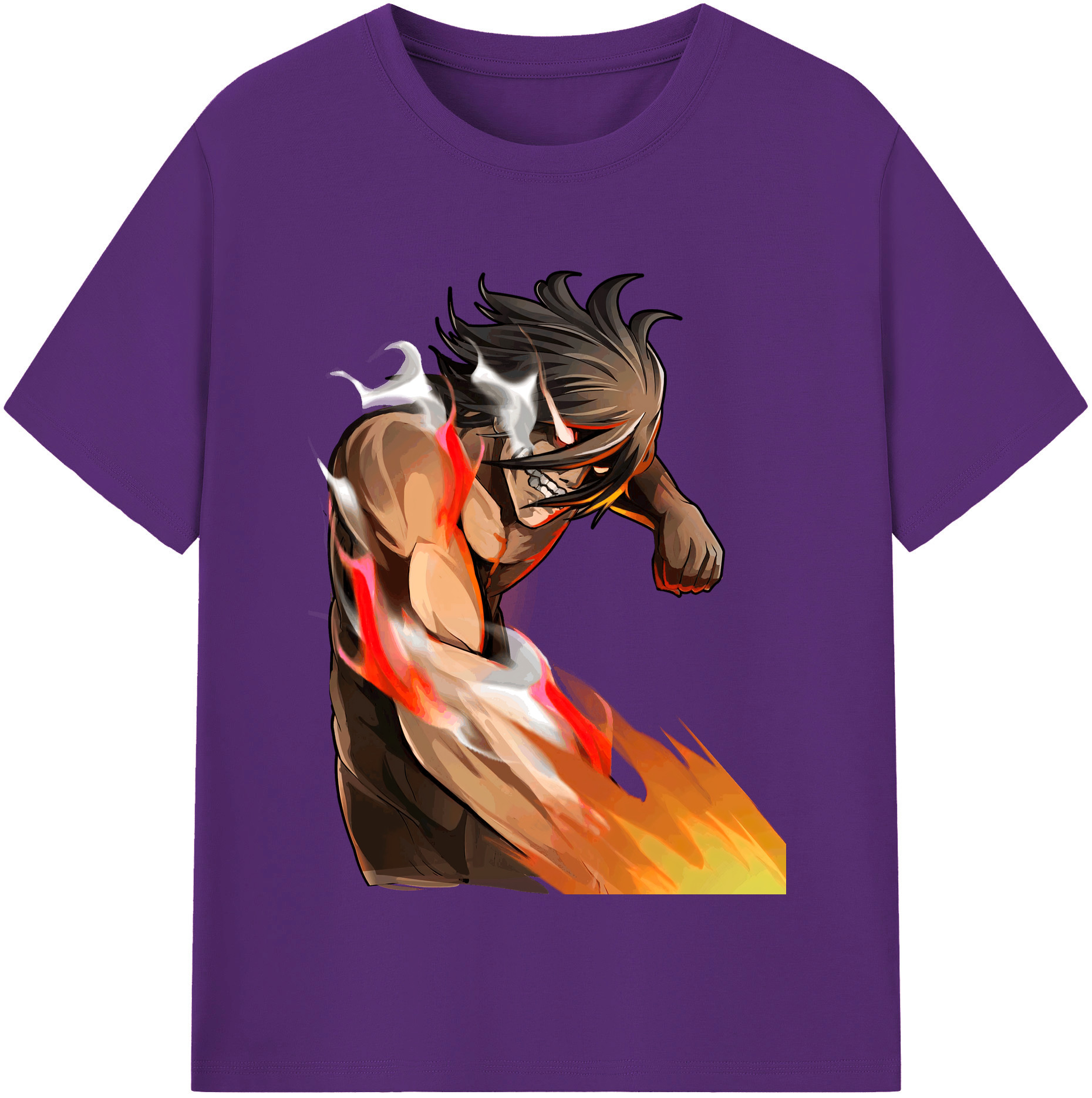 （画像用） 進撃の巨人 Attack on Titan 綿100％半袖Tシャツ（フロントプリント）