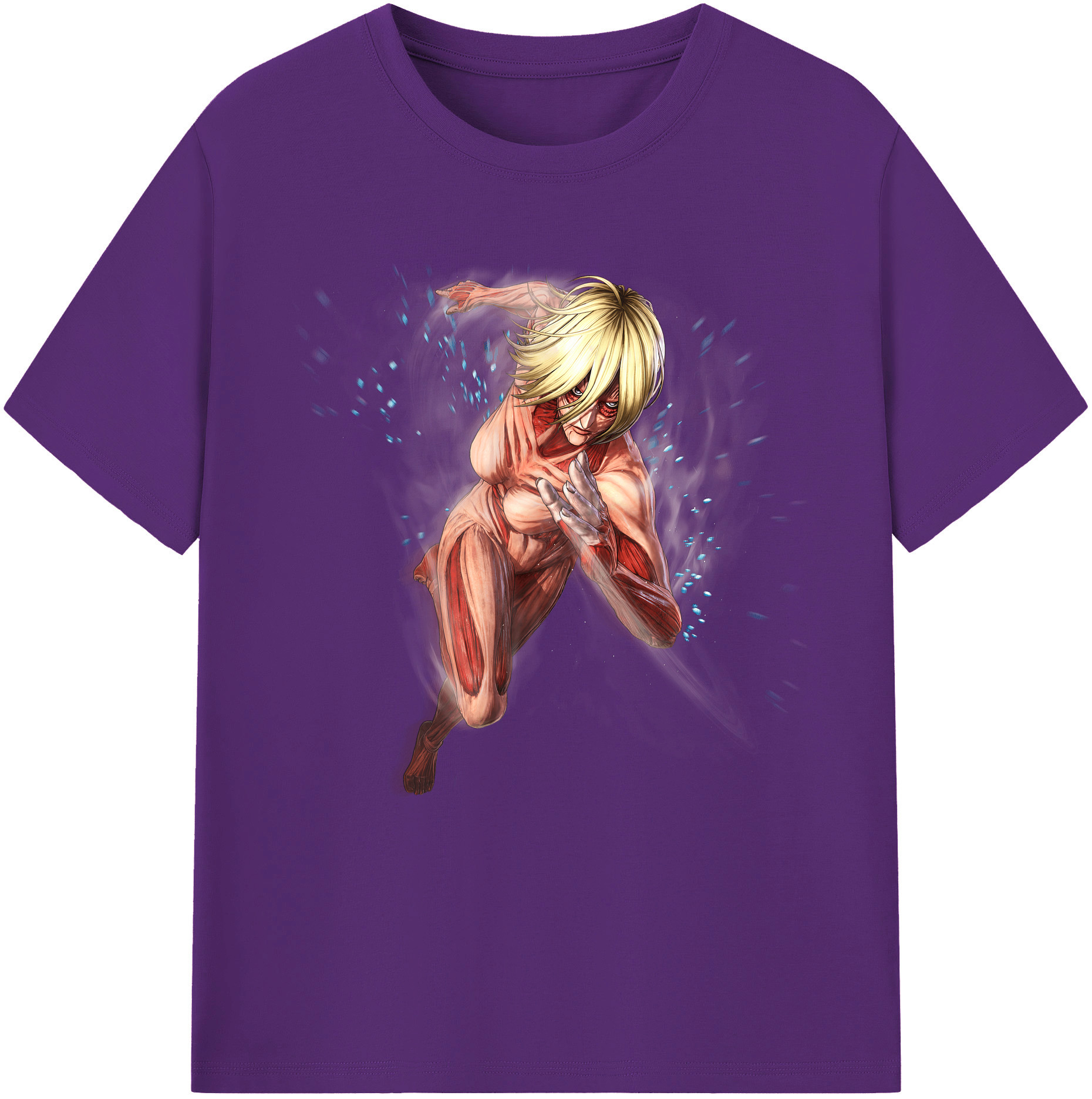（画像用） 進撃の巨人 Attack on Titan 綿100％半袖Tシャツ（フロントプリント）