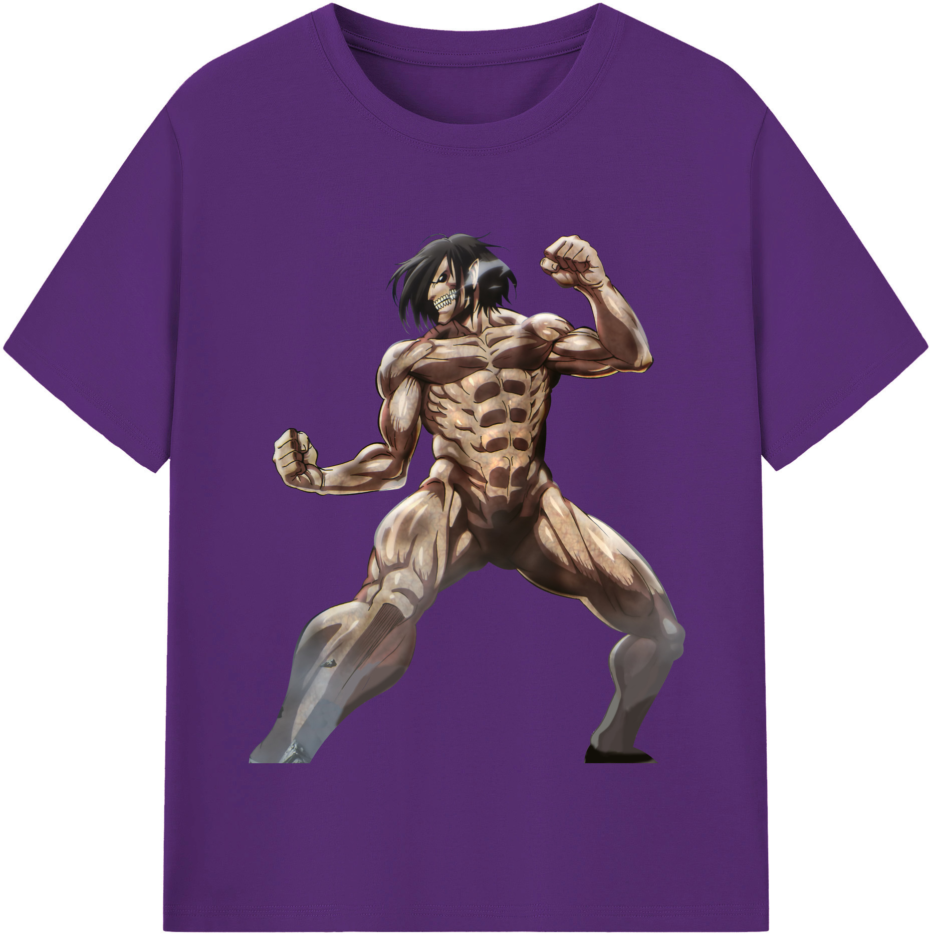 （画像用） 進撃の巨人 Attack on Titan 綿100％半袖Tシャツ（フロントプリント）