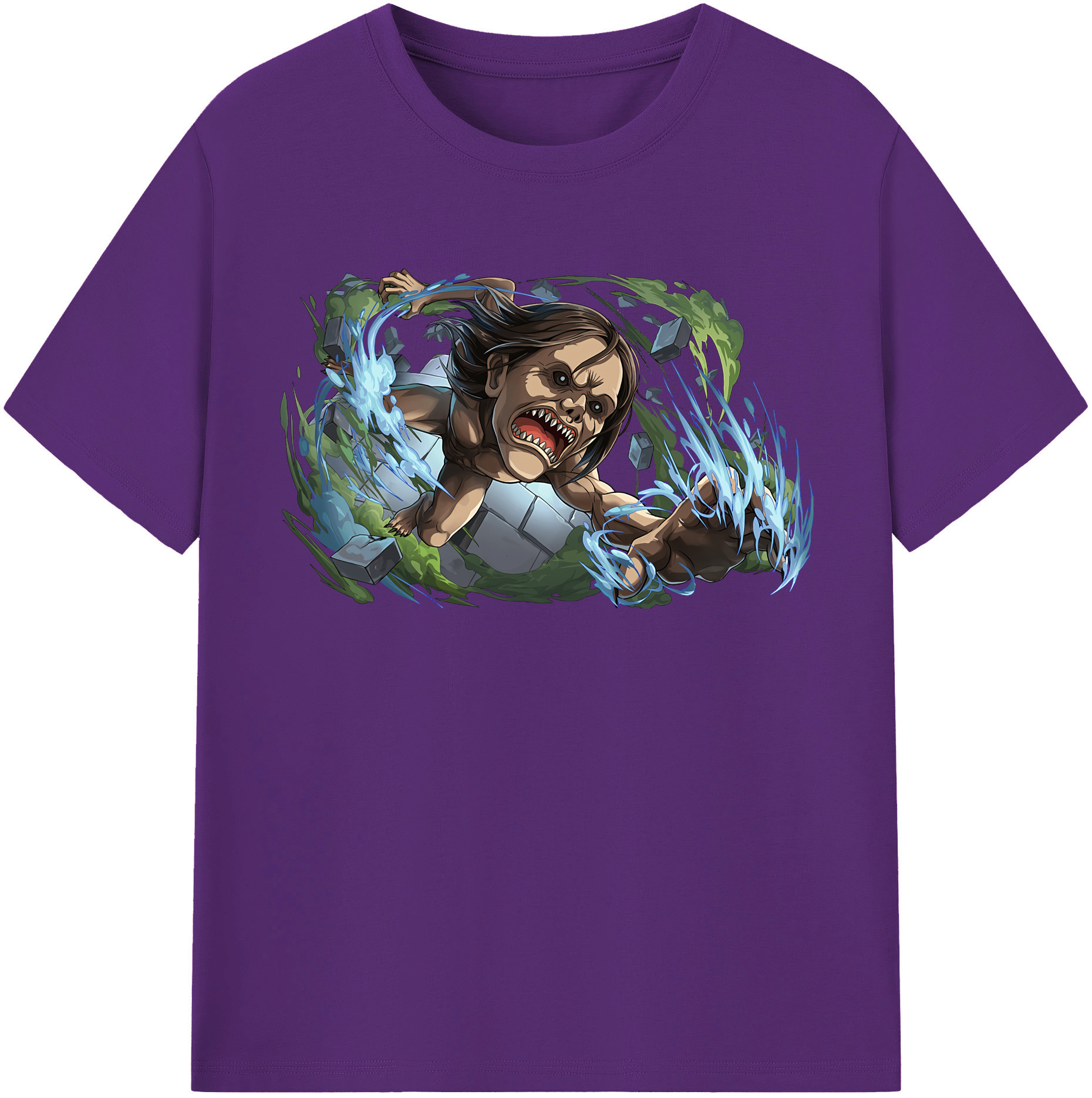 （画像用） 進撃の巨人 Attack on Titan 綿100％半袖Tシャツ（フロントプリント）