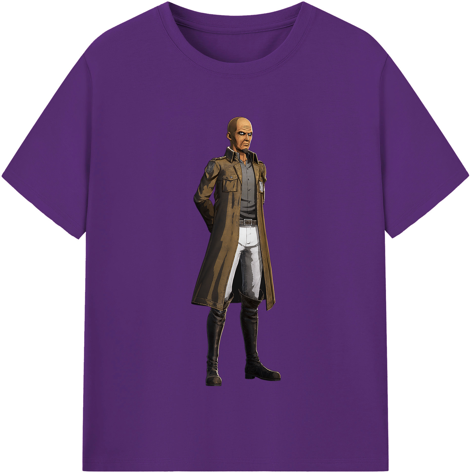 （画像用） 進撃の巨人 Attack on Titan 綿100％半袖Tシャツ（フロントプリント）