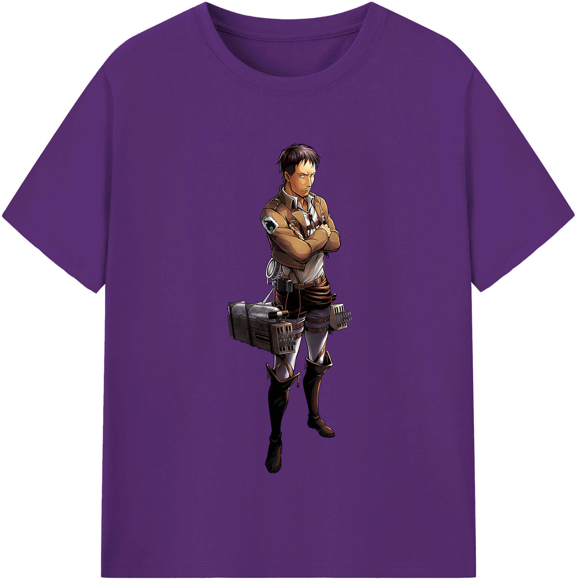 （画像用） 進撃の巨人 Attack on Titan 綿100％半袖Tシャツ（フロントプリント）