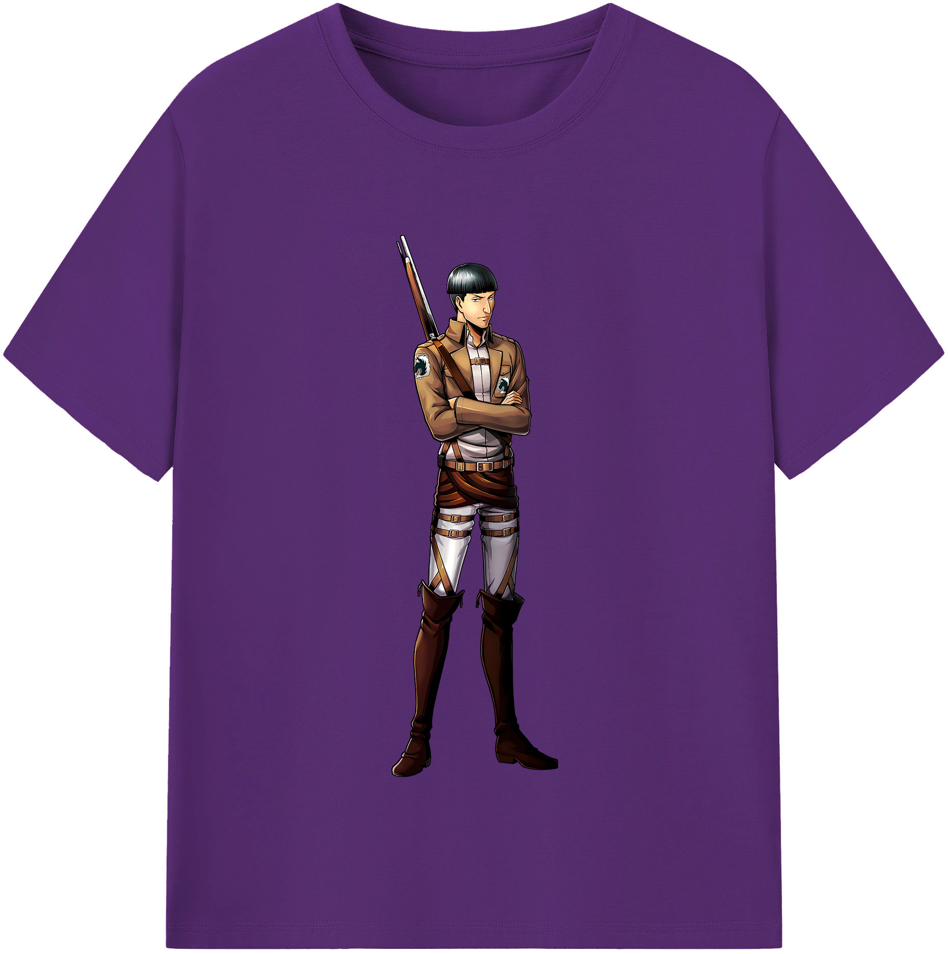 （画像用） 進撃の巨人 Attack on Titan 綿100％半袖Tシャツ（フロントプリント）