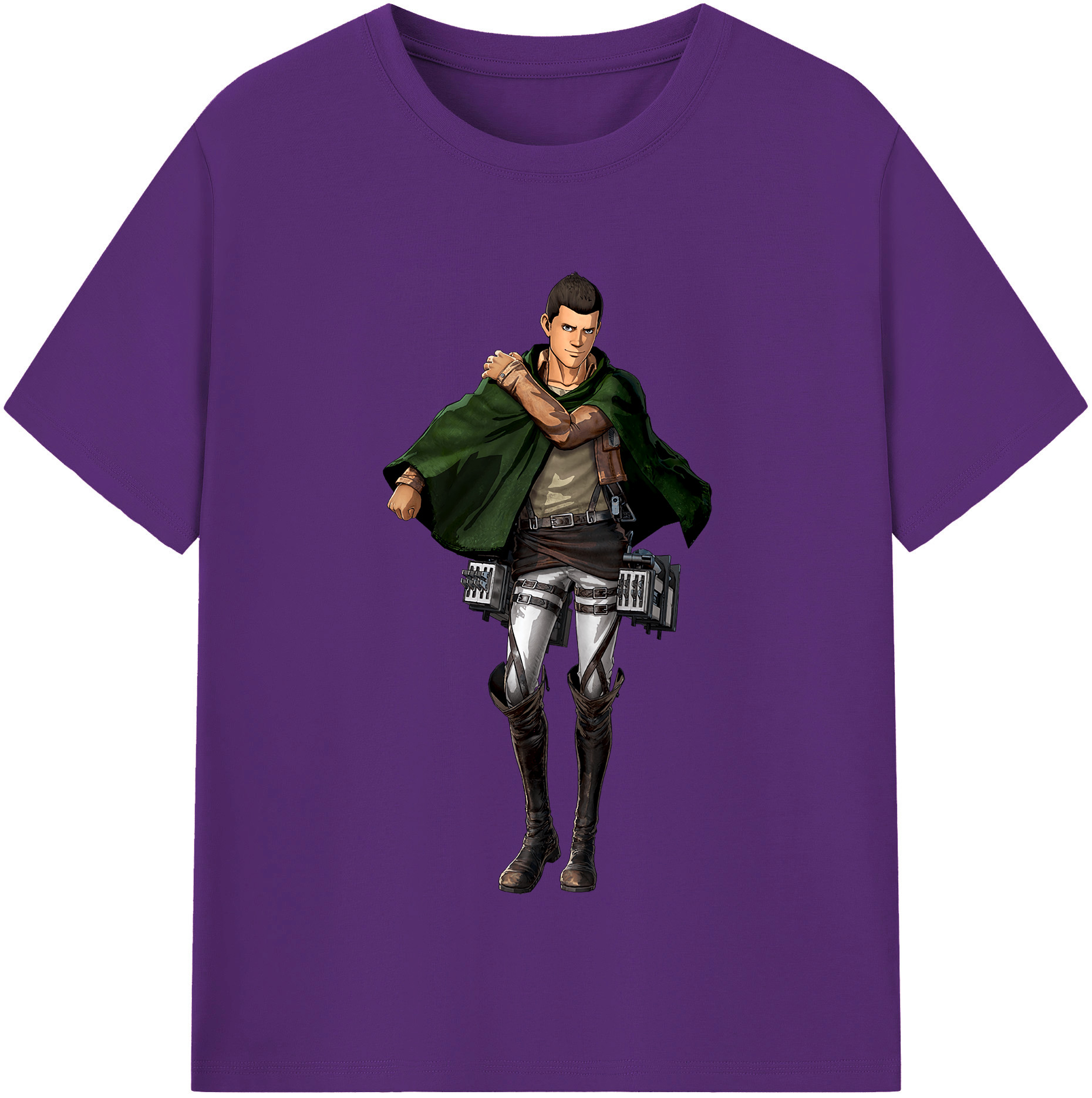 （画像用） 進撃の巨人 Attack on Titan 綿100％半袖Tシャツ（フロントプリント）
