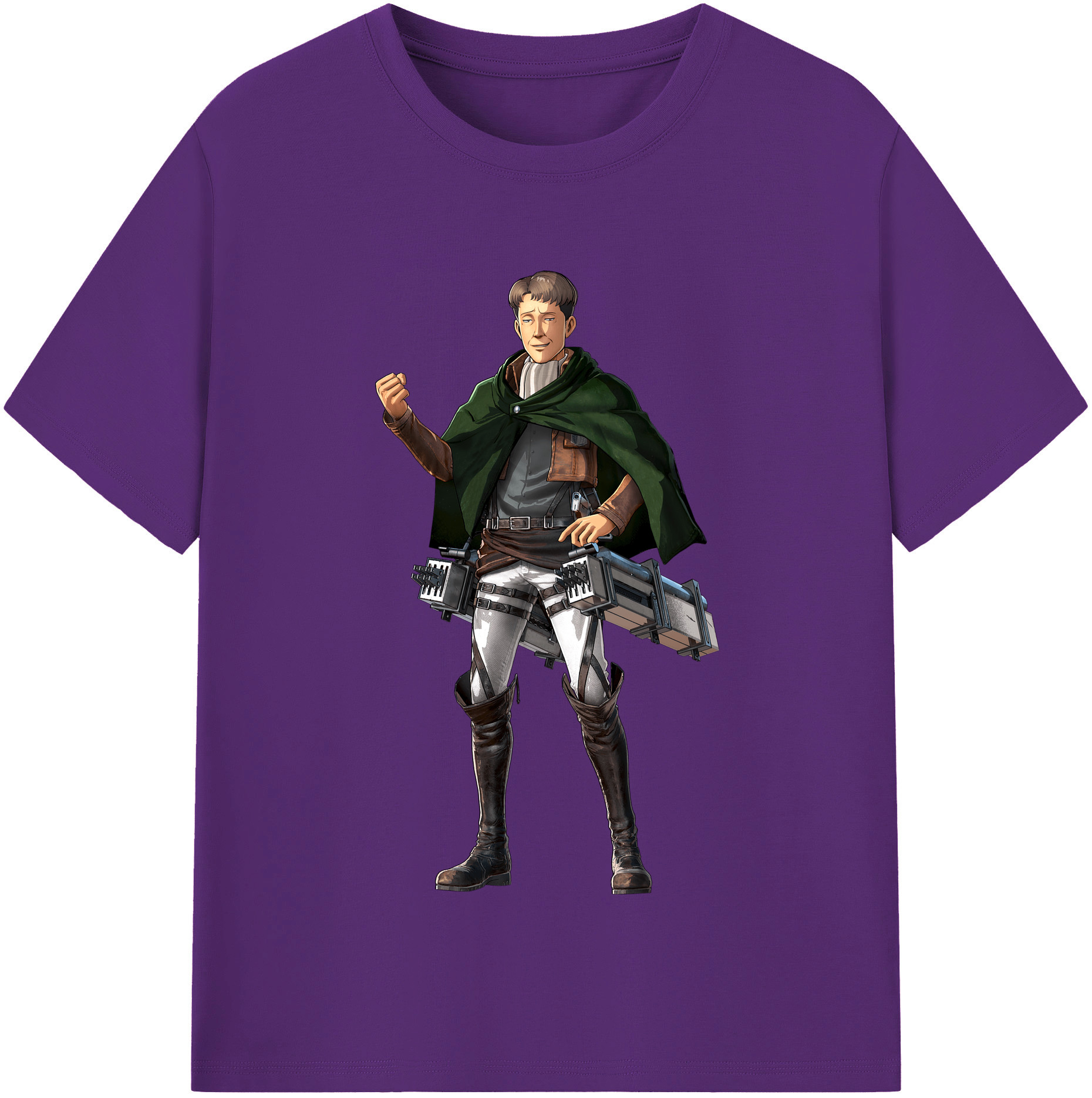 （画像用） 進撃の巨人 Attack on Titan 綿100％半袖Tシャツ（フロントプリント）