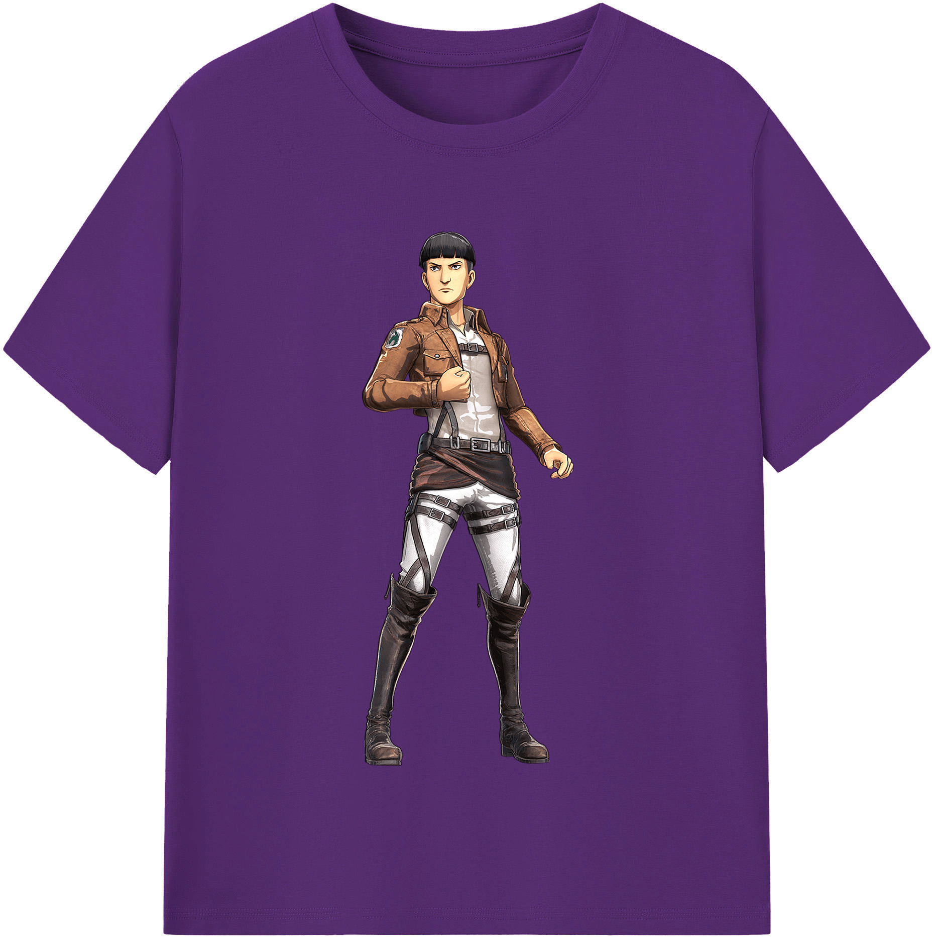 （画像用） 進撃の巨人 Attack on Titan 綿100％半袖Tシャツ（フロントプリント）