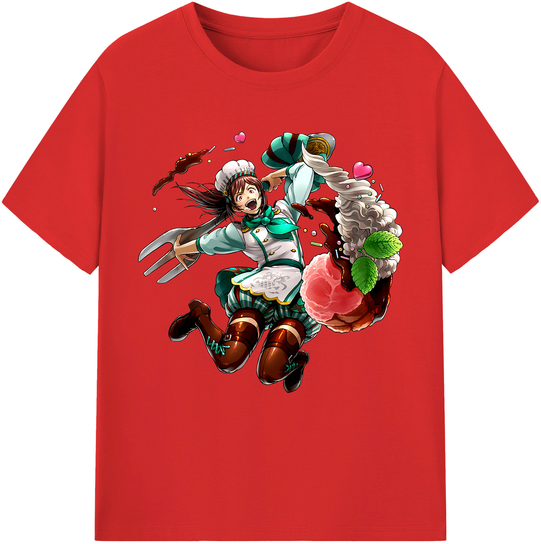（画像用） 進撃の巨人 サシャ·ブラウス Attack on Titan Sasha Blaus 綿100％半袖Tシャツ（フロントプリント）